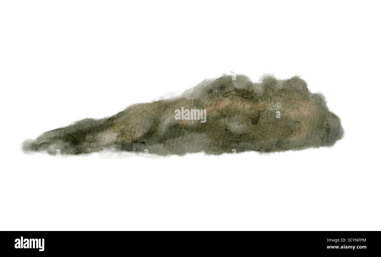 Cette œuvre captivante présente une formation de nuage abstrait unique dans des tons terreux et des textures complexes, parfait pour les concepteurs qui cherchent à créer une atmosphère sereine de calme et de réflexion Banque D'Images