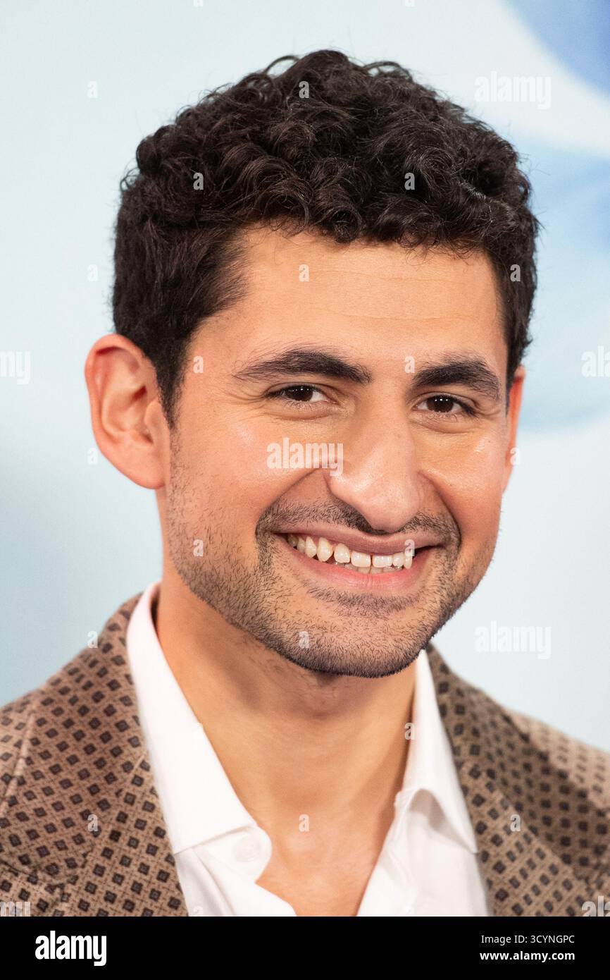 Londres, Angleterre, le 19 octobre 2025. Amir El-Masry participe à la première des nuits de héros 100 dans le cadre du BFI London film Festival à Londres, Angleterre, le 19 octobre 2025. Photo par Aurore Marechal/ABACAPRESS.COM crédit : Abaca Press/Alamy Live News Banque D'Images