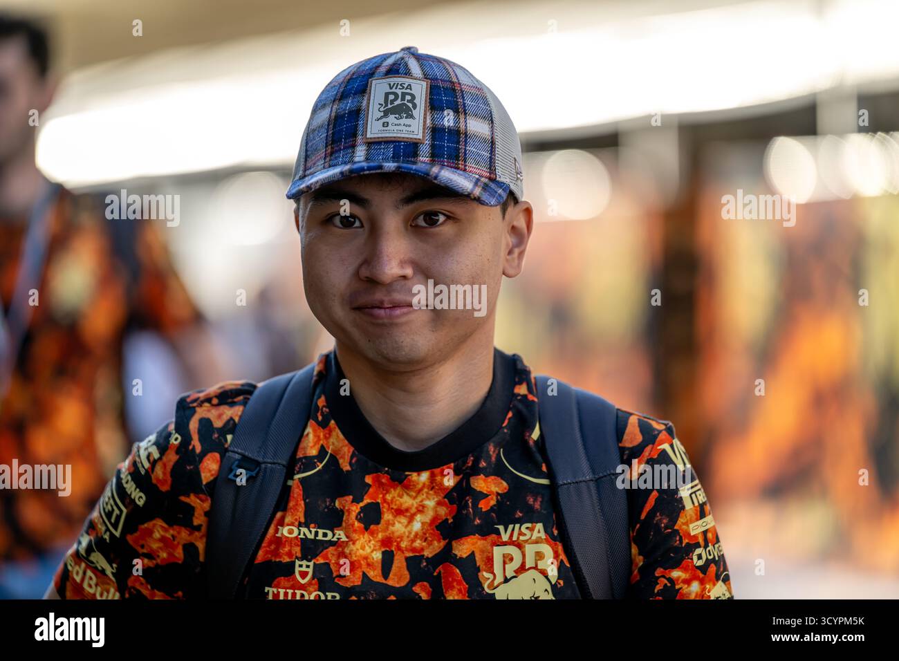 CIRCUIT DES AMÉRIQUES, ÉTATS-UNIS - 19 OCTOBRE : Ayumu Iwasa, pilote de réserve de l'équipe Racing Bulls, lors du Grand Prix des États-Unis au circuit des Amériques le dimanche 19 octobre 2025 à Austin, Texas, États-Unis (photo de Michael Potts/BSR Agency) crédit : BSR Agency/Alamy Live News Banque D'Images