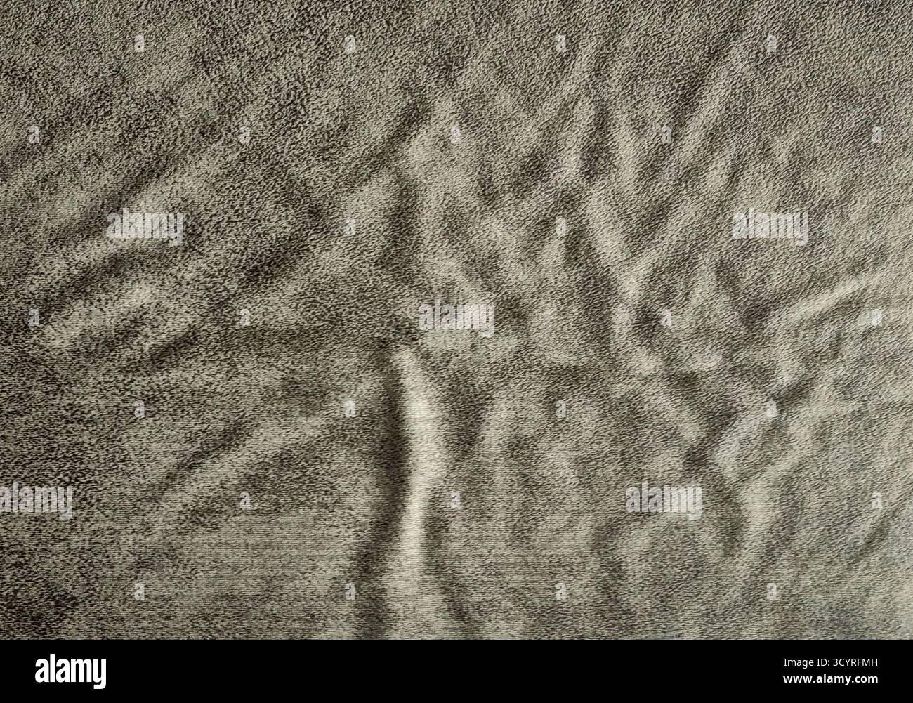 Nature ridée. Paysage abstrait. Après-coup de siège. Banque D'Images