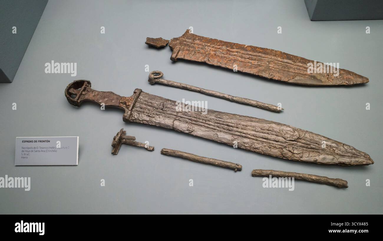 Le Musée Albacete est un endroit pour en apprendre davantage sur l'histoire et la culture de la province. Parc Abelardo Sánchez, Espagne. Banque D'Images