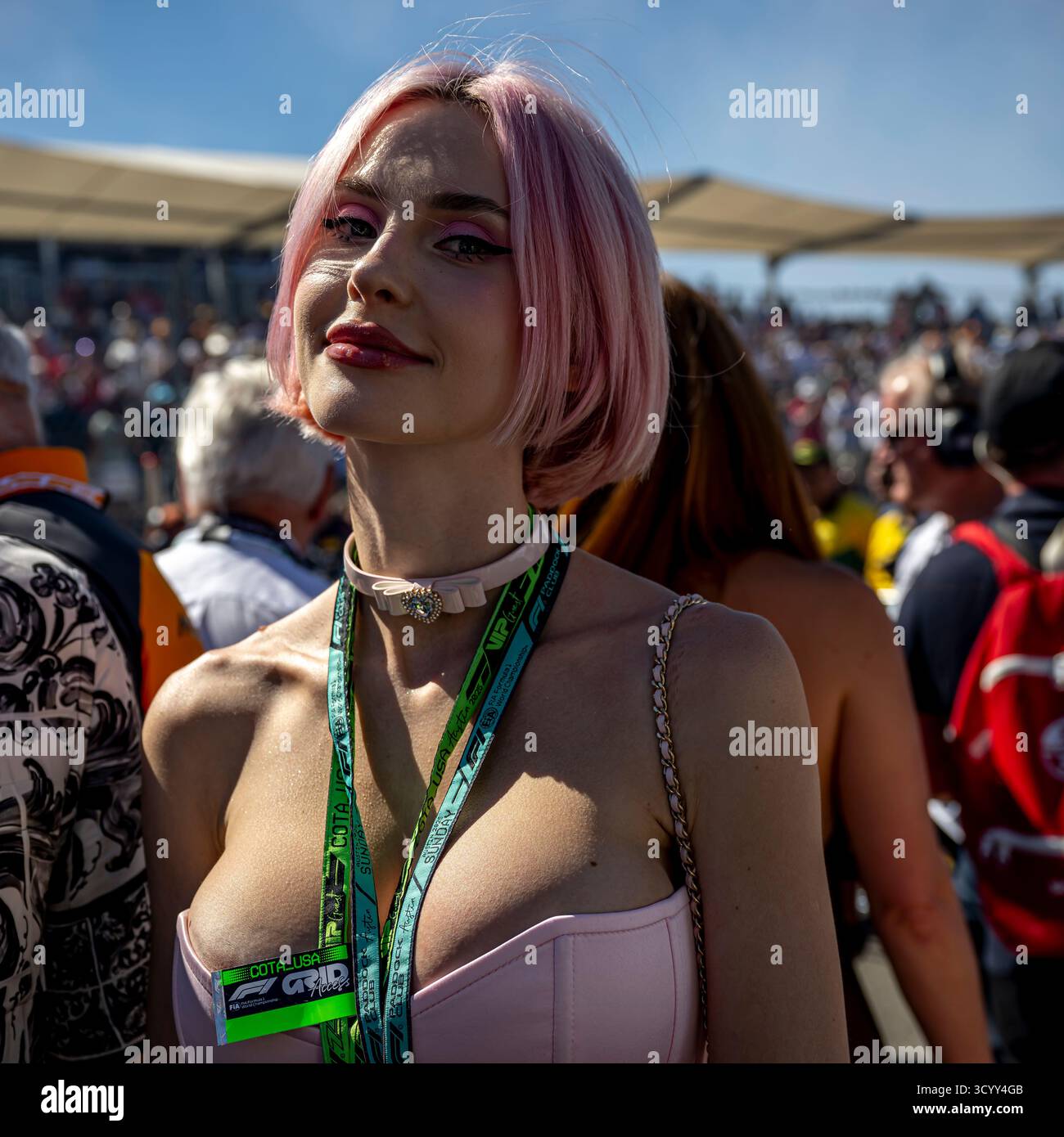 Austin, Texas, États-Unis, 19 octobre 2025, Grand Prix des États-Unis, du circuit of the Americas concourt pour les États-Unis. La journée du Grand Prix des États-Unis 2025, qui a lieu à Austin, Texas, États-Unis. Crédit : Michael Potts/Alamy Live News Banque D'Images