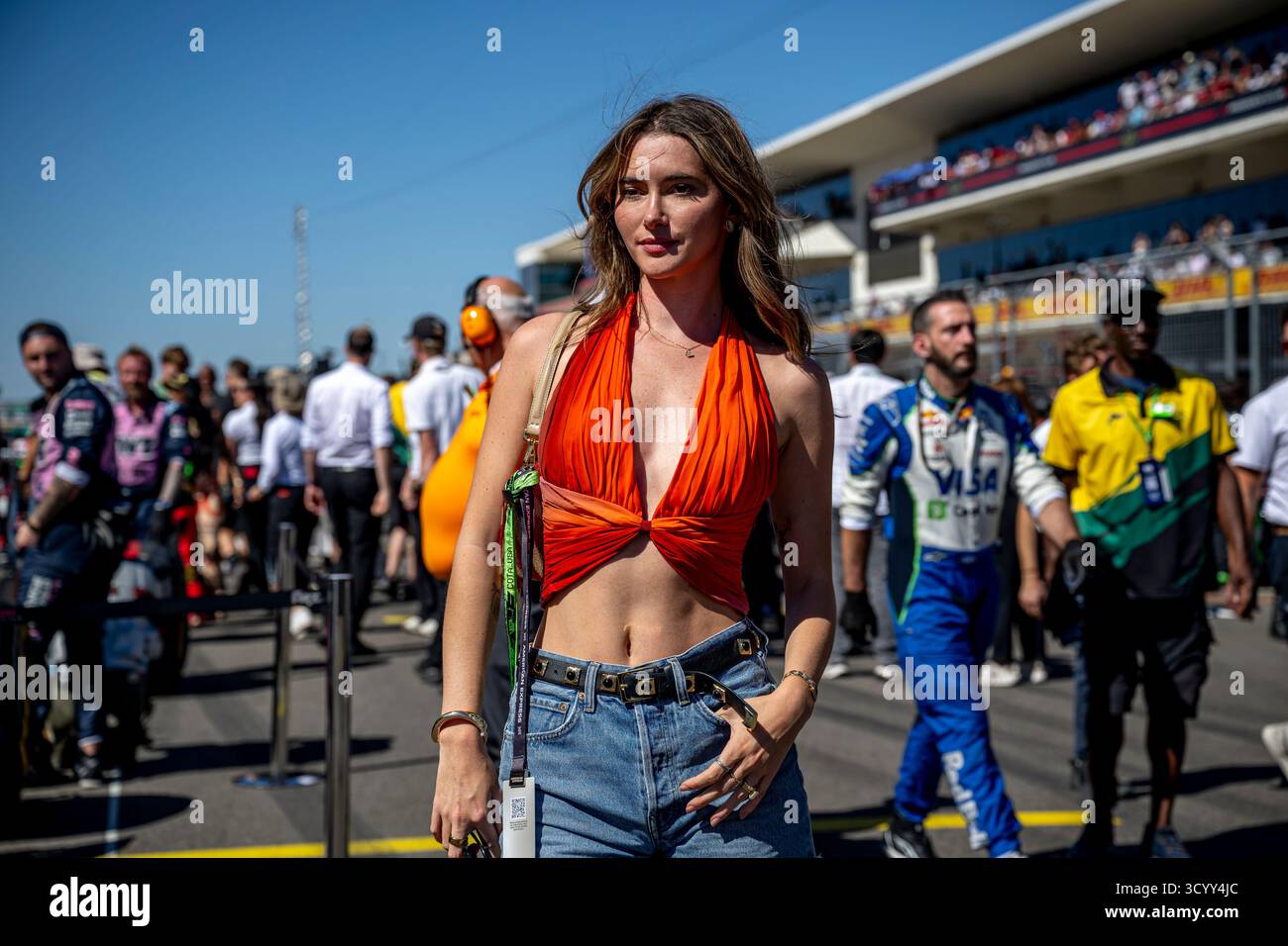 Austin, Texas, États-Unis, 19 octobre 2025, Grand Prix des États-Unis, du circuit of the Americas concourt pour les États-Unis. La journée du Grand Prix des États-Unis 2025, qui a lieu à Austin, Texas, États-Unis. Crédit : Michael Potts/Alamy Live News Banque D'Images