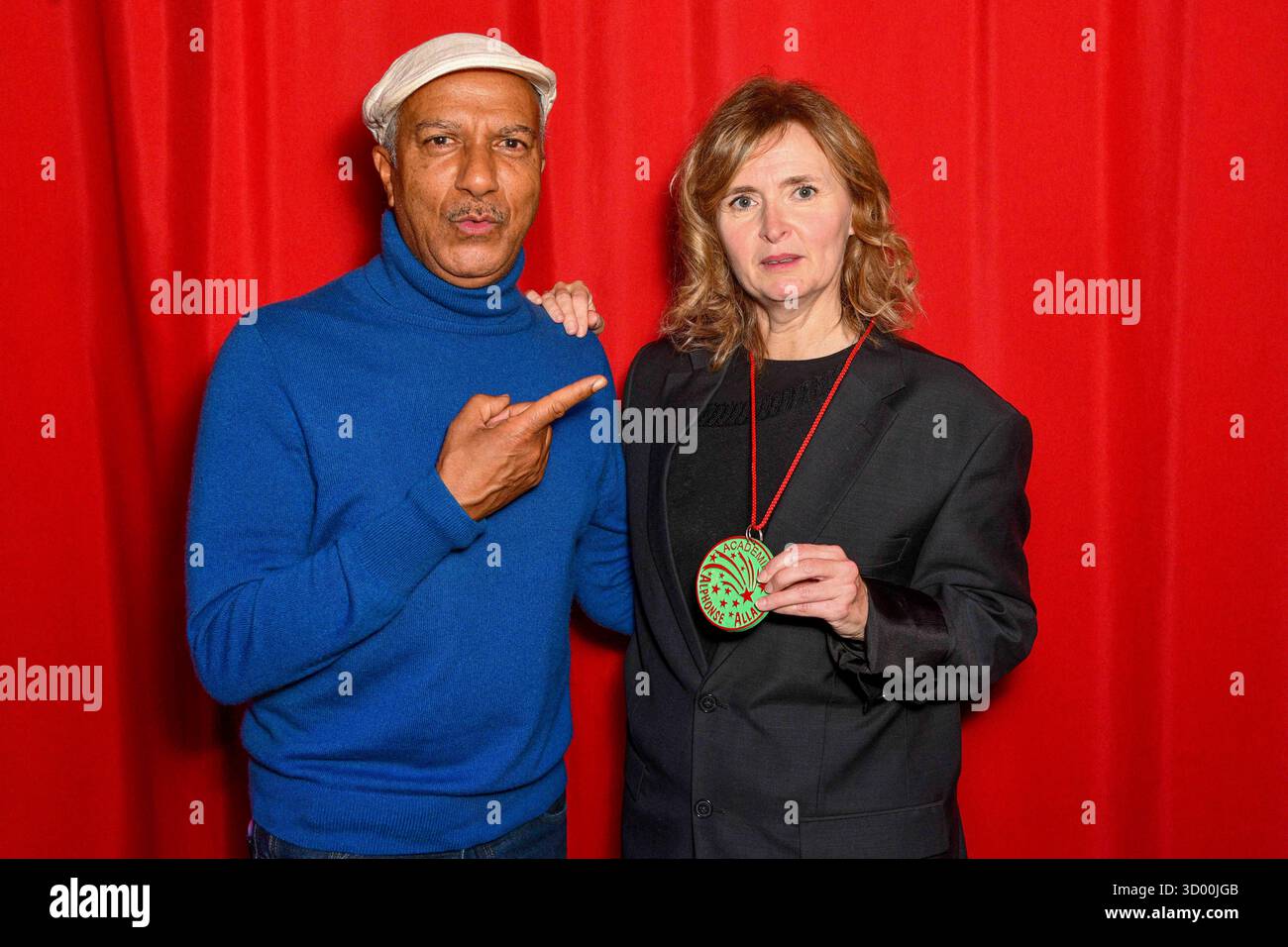 Paris, France. 20 octobre 2025. Pascal Legitimus, Annabelle Milot à la soirée de clôture du 9ème Festiv'allais le 20 octobre 2025 à Paris. Photo ShootPix/ABACAPRESS.COM crédit : Abaca Press/Alamy Live News Banque D'Images