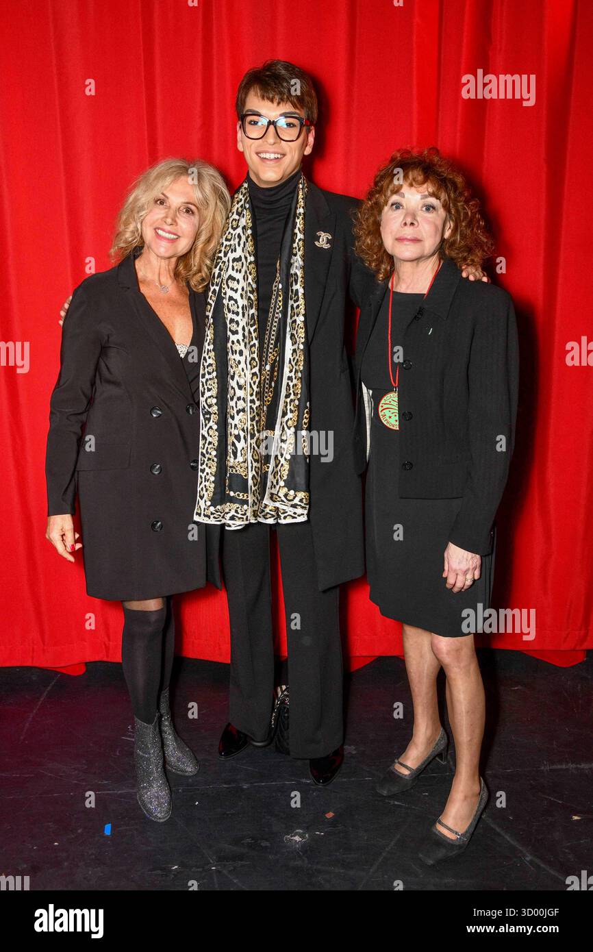 Paris, France. 20 octobre 2025. Grace de Capitani, Fabienne Amiach, Jean Pierre Jacquin à la soirée de clôture du 9ème Festiv'allais le 20 octobre 2025 à Paris. Photo ShootPix/ABACAPRESS.COM crédit : Abaca Press/Alamy Live News Banque D'Images