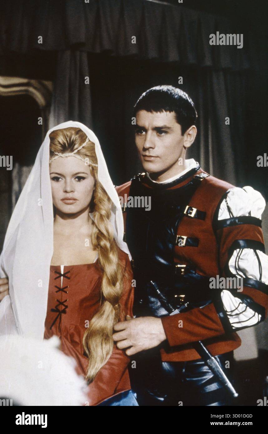 Amours Célébres année : 1961 - France réalisé par : Michel Boisrond Brigitte Bardot, Alain Delon segment 'Agnès Bernauer' Banque D'Images