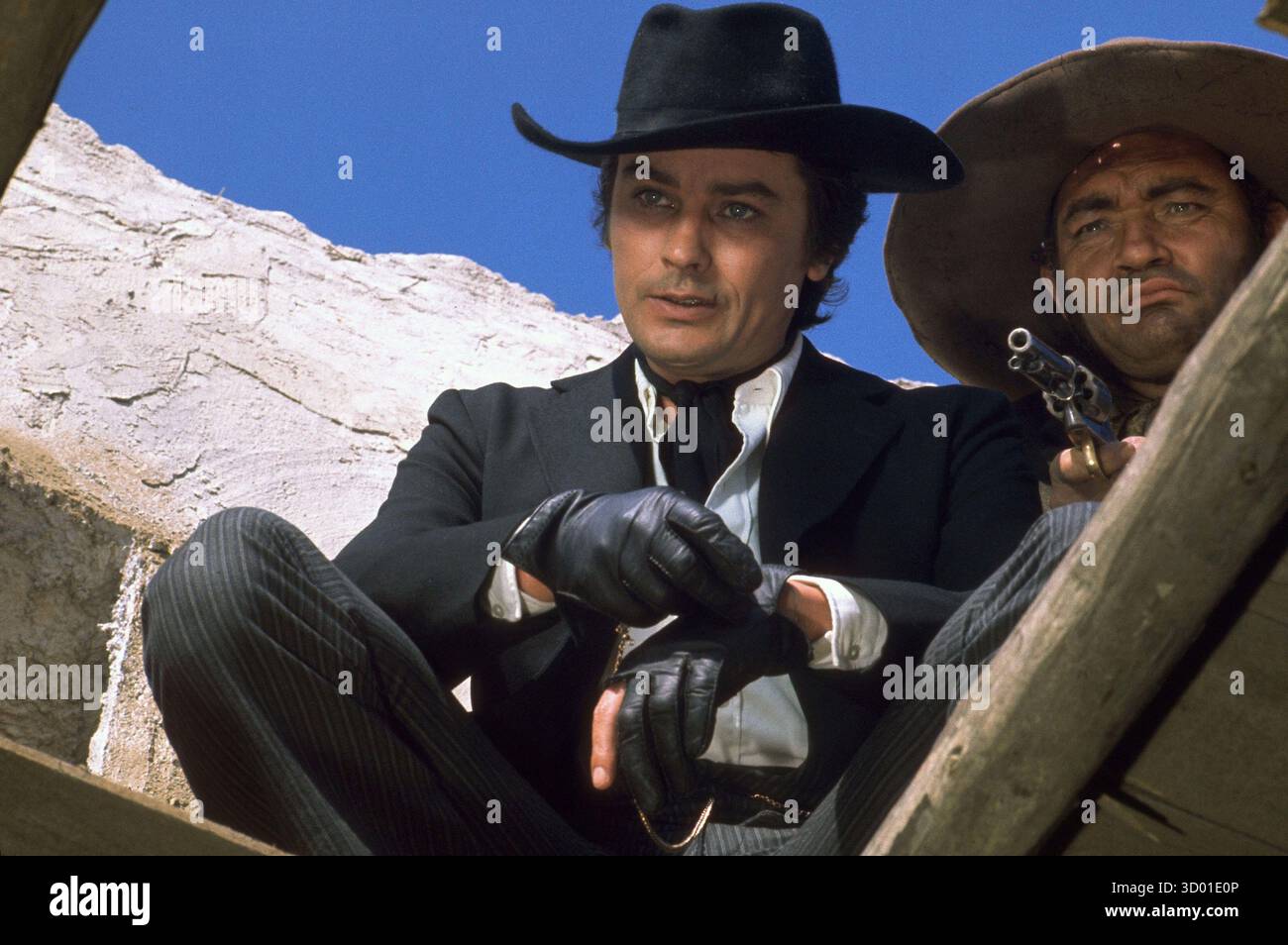 Soleil rouge Soleil Rouge année : 1971 Espagne / Italie / France réalisé par Terence Young Alain Delon, Georges Lycan Banque D'Images