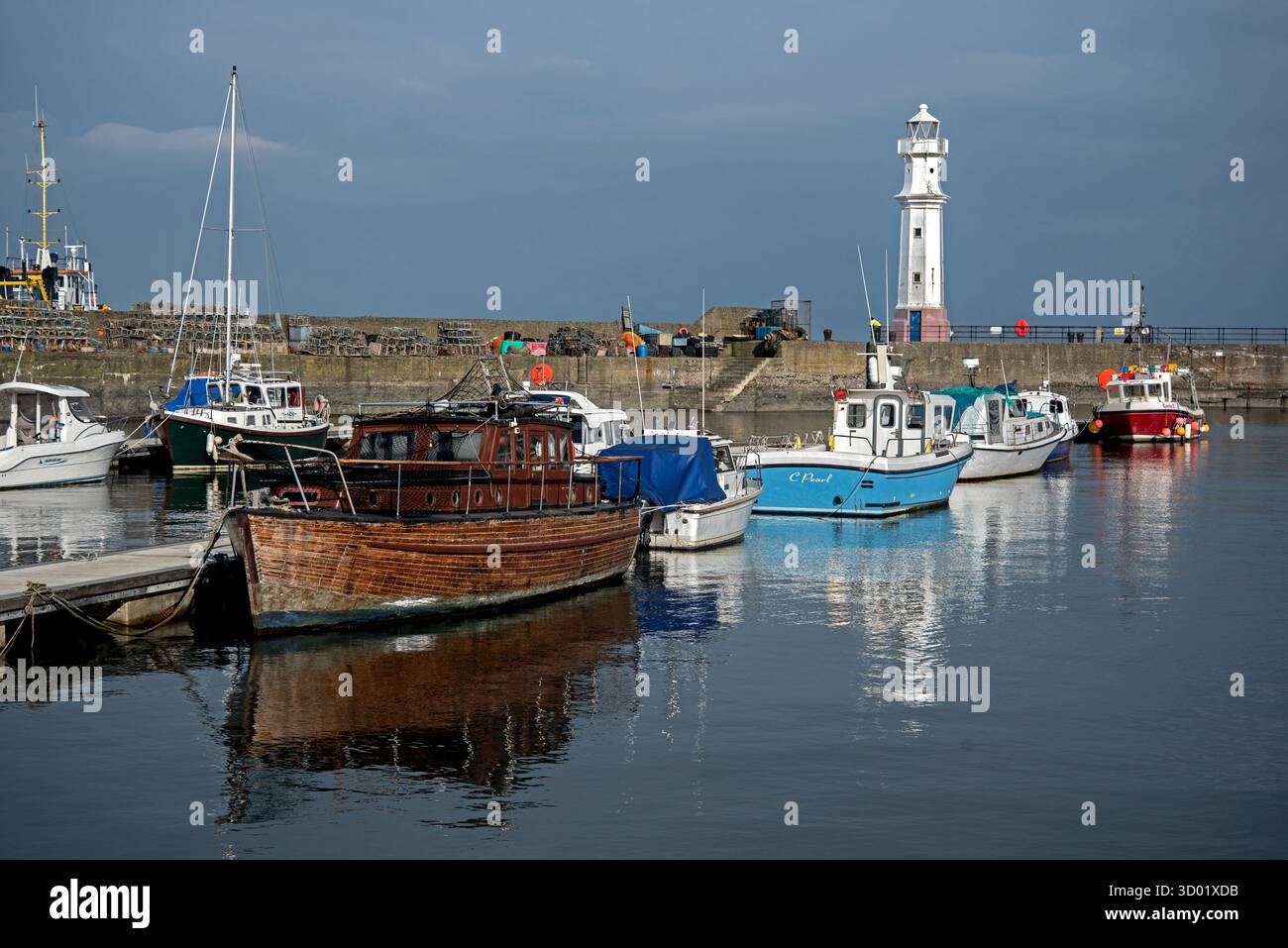 Newhaven Harbour sur le Firth of Forth, Édimbourg, Écosse, Royaume-Uni. Banque D'Images Newhaven Harbour sur le Firth of Forth, Édimbourg, Écosse, Royaume-Uni. Banque D'Images