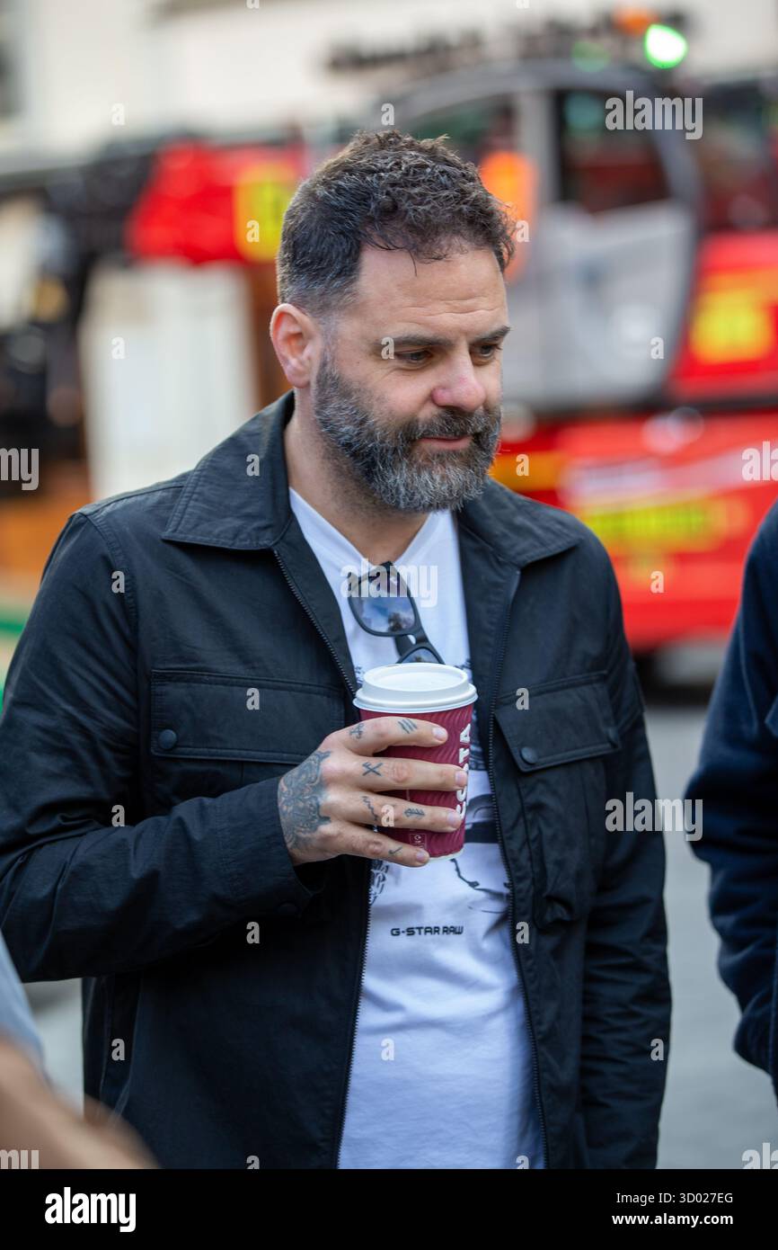 Londres, Angleterre, Royaume-Uni. 21 octobre 2025. British Boyband Five après 25 ans d'écart, les cinq membres originaux du Boyband Five se réunissent pour une tournée massive dans les arènes britanniques. Crédit : Richard Lincoln/Alamy Live News Banque D'Images