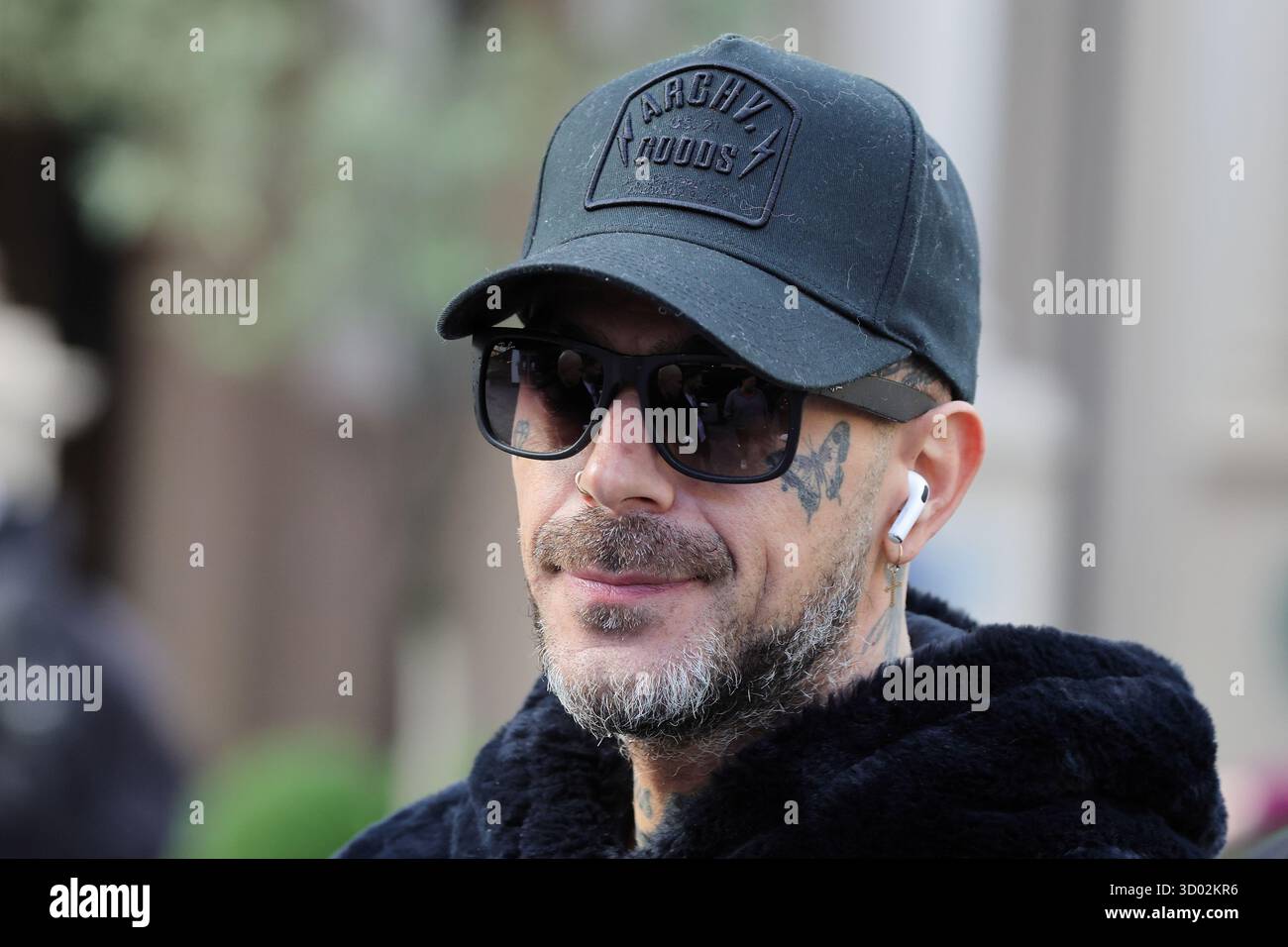 Londres, Royaume-Uni. 21 octobre 2025. Boy Band Five aux studios Global Radio avant leur tournée massive dans les îles britanniques. Les membres originaux, AbZ Love, Scott Robinson, Ritchie Neville, Sean Conlon et Jason Paul Brown se sont réunis après 25 ans. Crédit : Uwe Deffner/Alamy Live News Banque D'Images