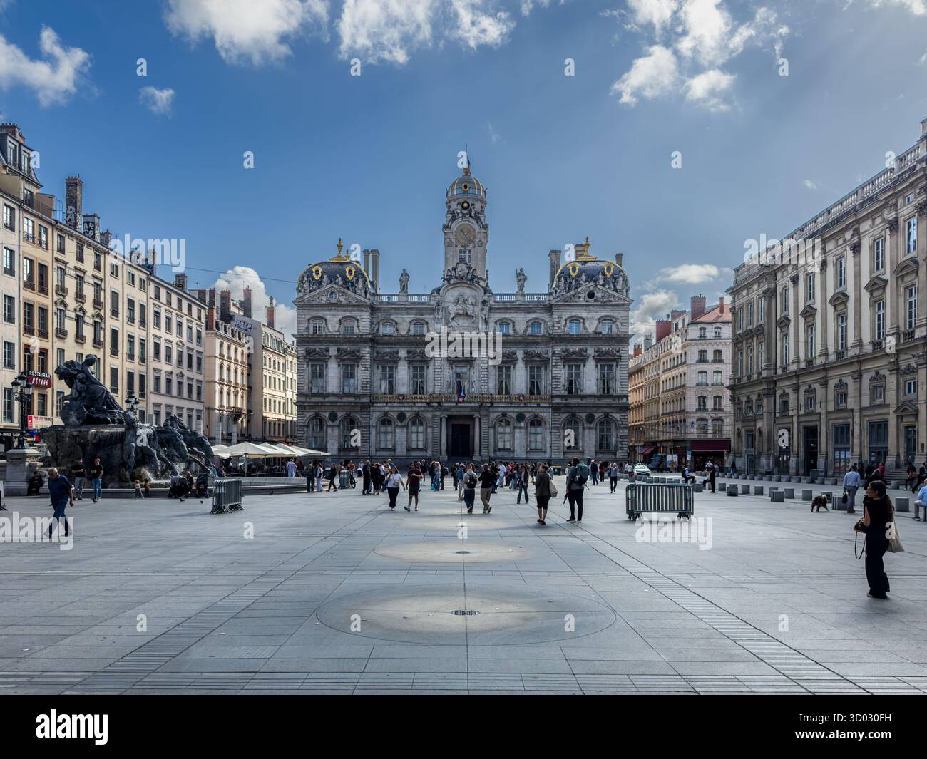 Mairie de Lyon sur la place des Terreaux dans le centre de Lyon, France. Banque D'Images