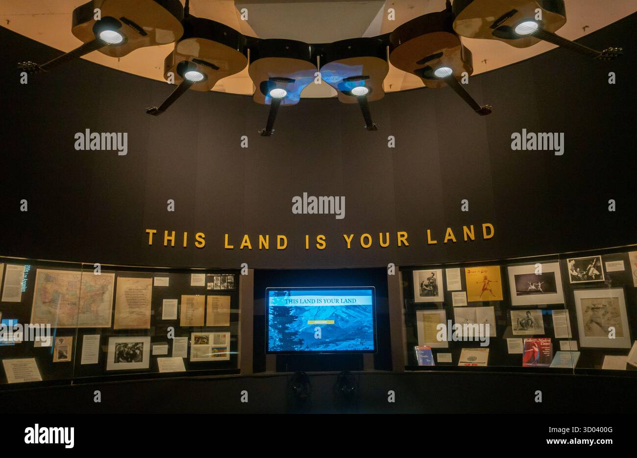 Woody Guthrie Center à Tulsa Oklahoma Banque D'Images