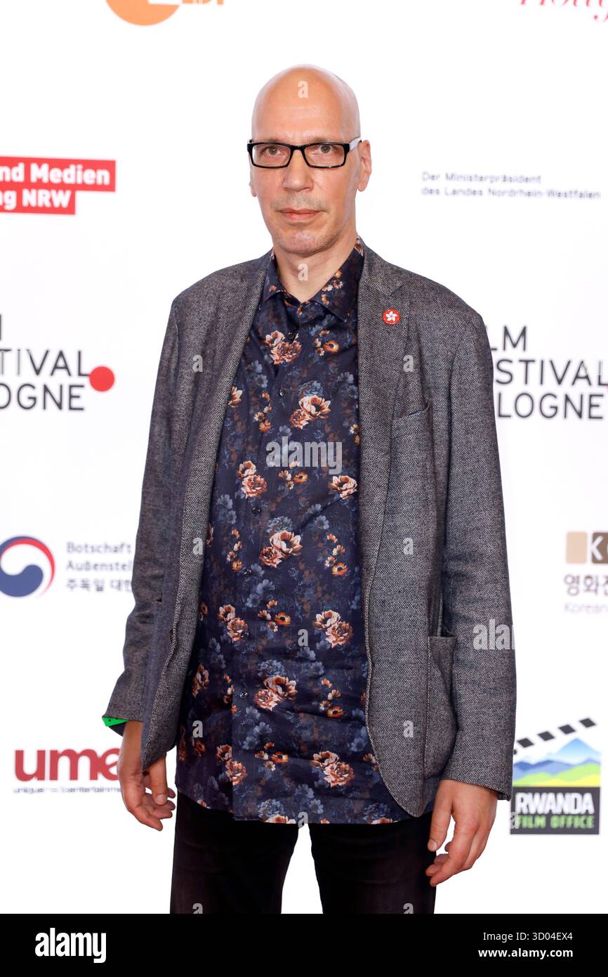 Mario Sixtus à la projection de la série télévisée 'Wilsberg' au 29ème Festival du film de Cologne dans le Filmpalast. Après que le journaliste de télévision ait provoqué le meurtre de Charlie Kirk en 2025 avec un billet Bluesky, les États-Unis ont annulé son visa. Cologne, 13 octobre 2019 Banque D'Images