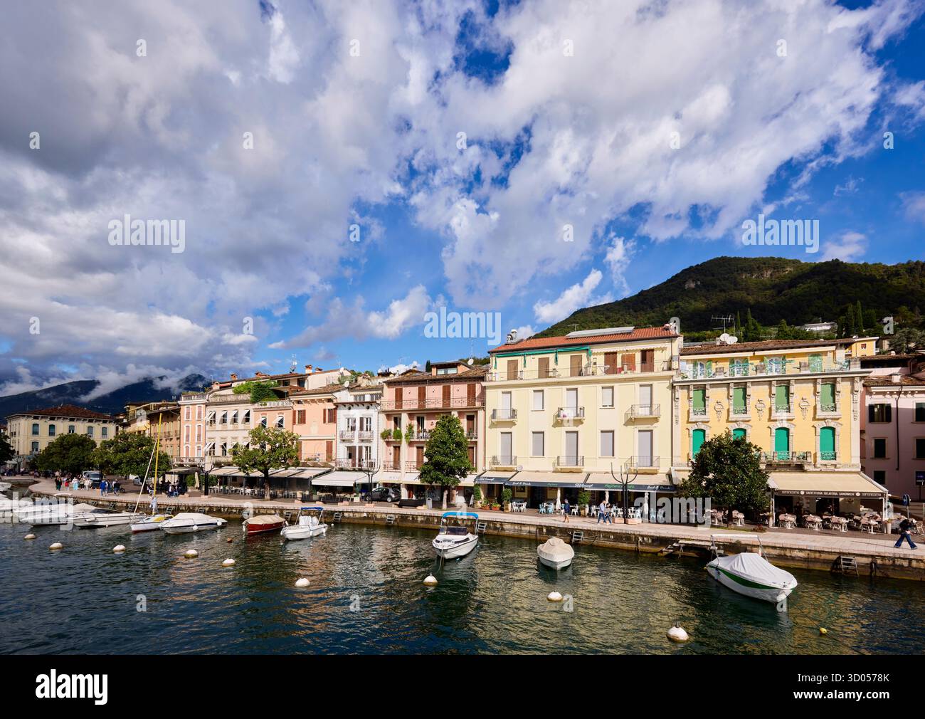 Salò, Lac de Garde, Italie Banque D'Images