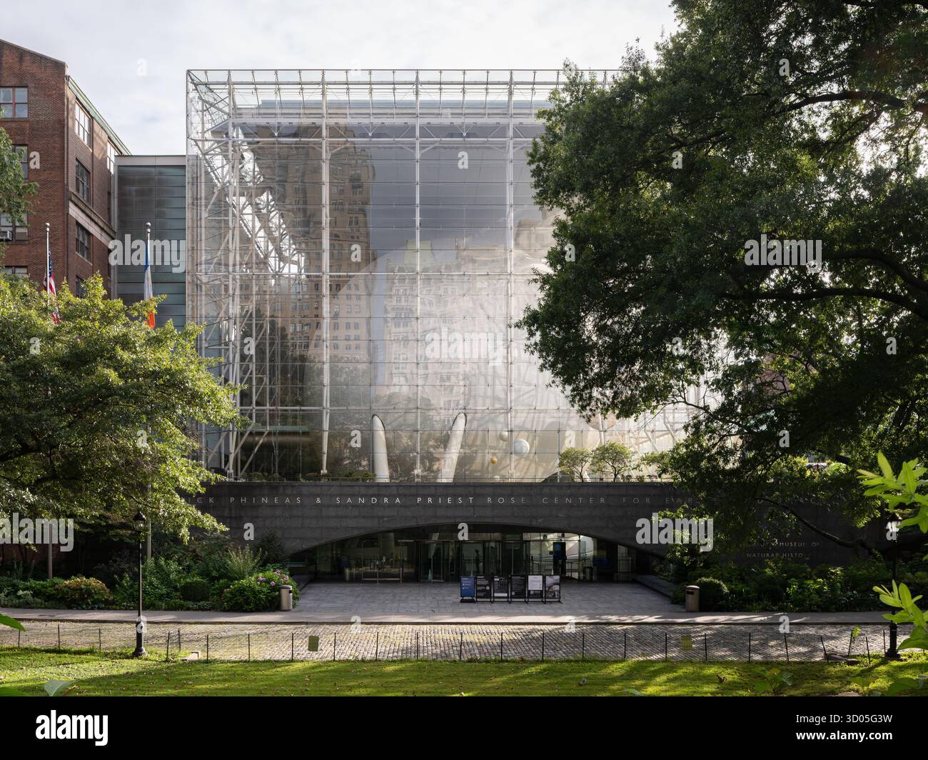 Rose Center pour la Terre et l'Espace au American Museum of Natural History, Lieu : New York NY, Architecte : Polshek Partnership Banque D'Images