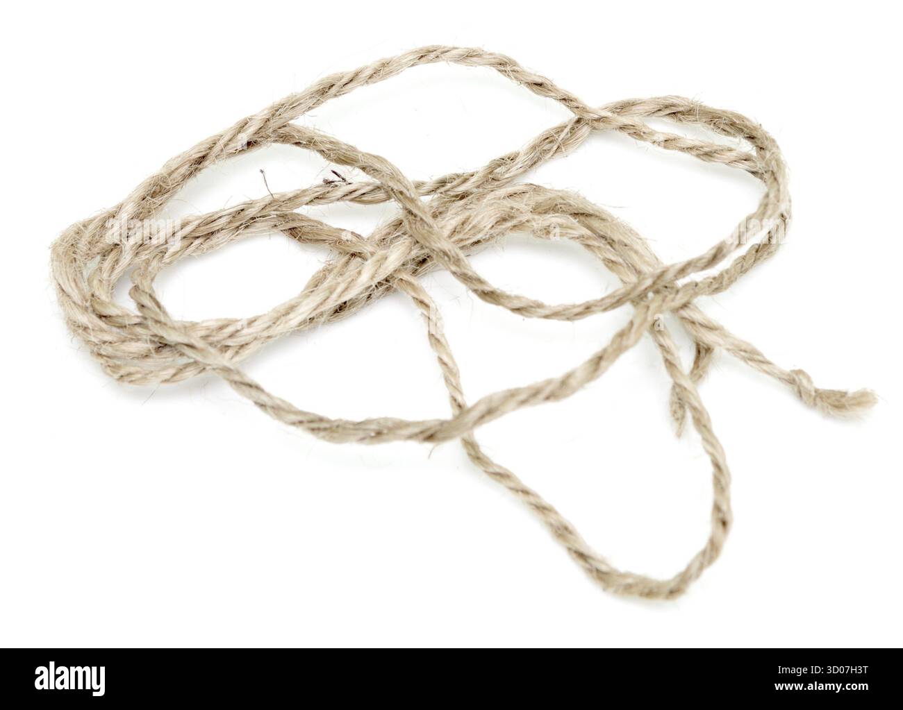 Rope isolé sur fond blanc Banque D'Images