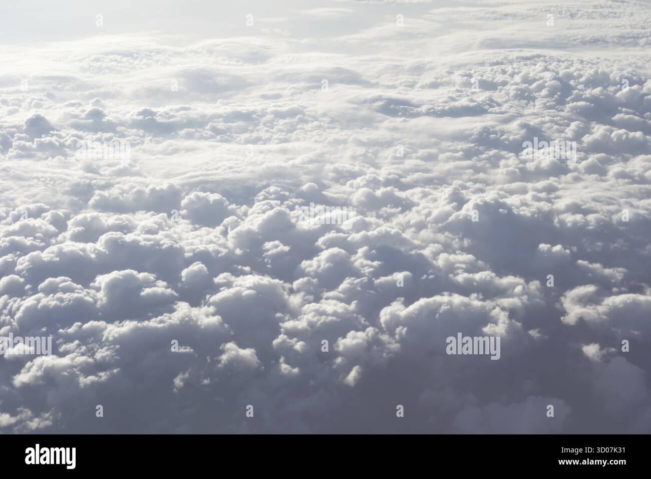 Vue depuis la fenêtre de l'avion Banque D'Images