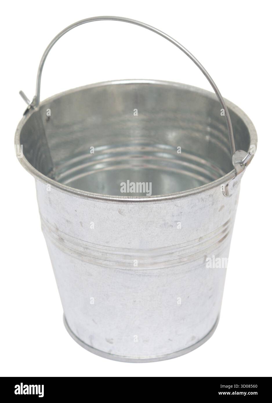 Seau isolé sur fond blanc Banque D'Images