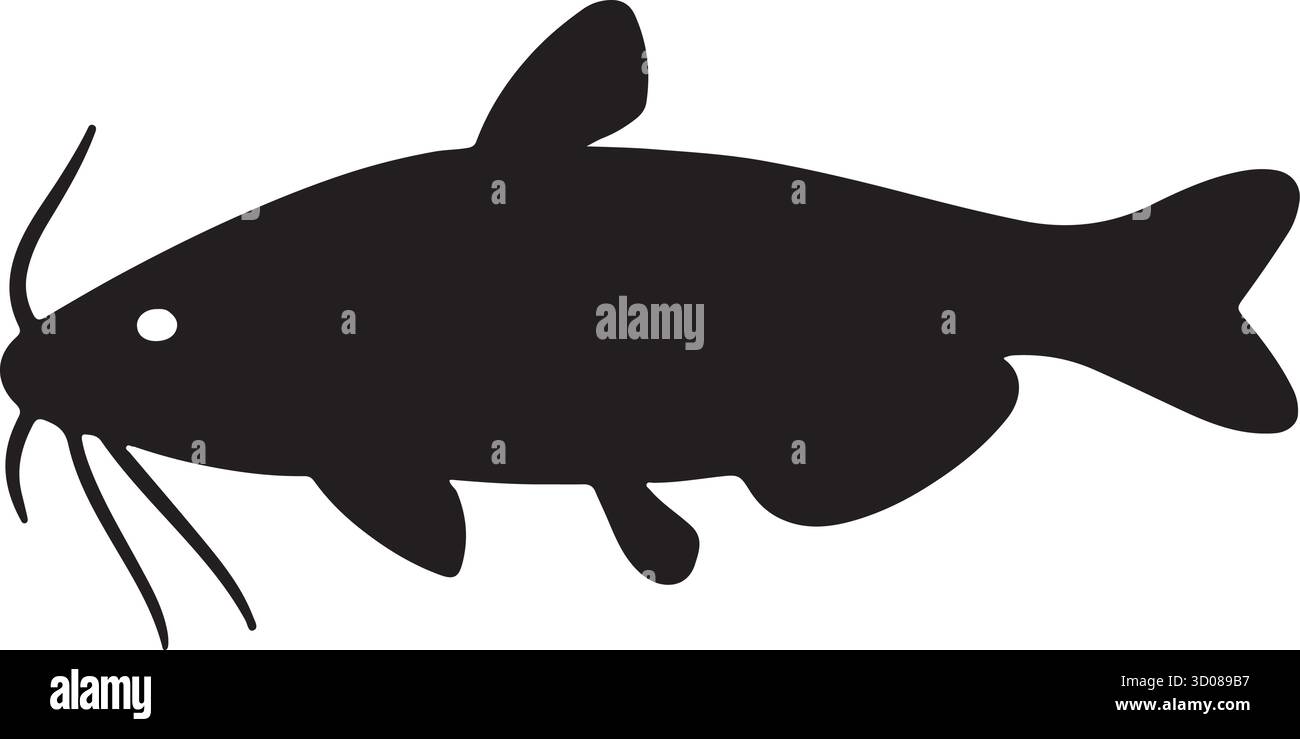 Silhouette de poisson-chat illustration vectorielle – icône de poisson d'eau douce noir pour la pêche, la pêche aquatique et les projets de conception de la faune Illustration de Vecteur Silhouette de poisson-chat illustration vectorielle – icône de poisson d'eau douce noir pour la pêche, la pêche aquatique et les projets de conception de la faune Illustration de Vecteur