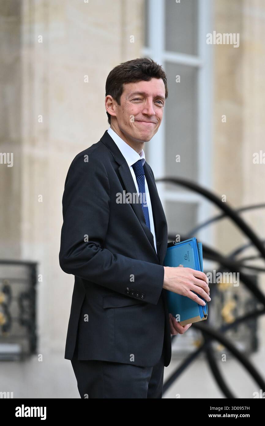 Paris, France. 22 octobre 2025. M. Edouard Geffray, ministre de l'Education nationale, lors de la réunion du Conseil des ministres du 22 octobre 2015 - 22/10/2025 - France/Ile-de-France (région)/Paris - Julien Mattia/le Pictorium crédit : LE Pictorium/Alamy Live News Banque D'Images