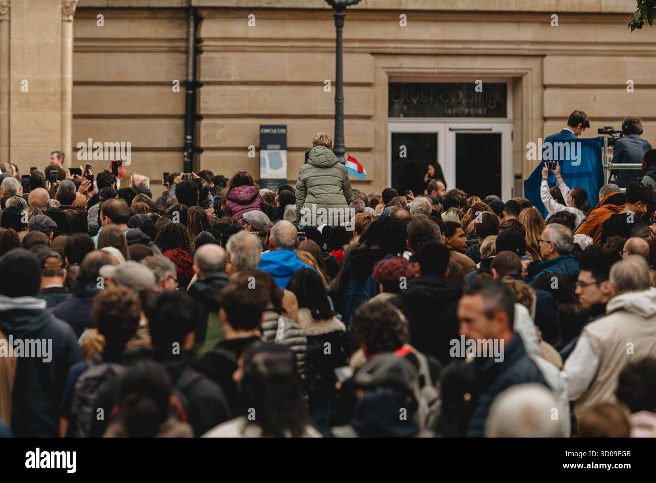 LUXEMBOURG - 3 octobre 2025 : reportage de l'historique Trounwiessel, célébrations de l'adhésion du nouveau Grand-Duc de Luxembourg Banque D'Images
