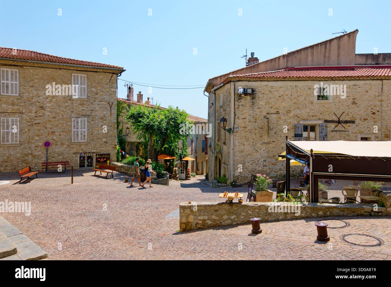 France, Var, le Castelle, village médiéval Banque D'Images
