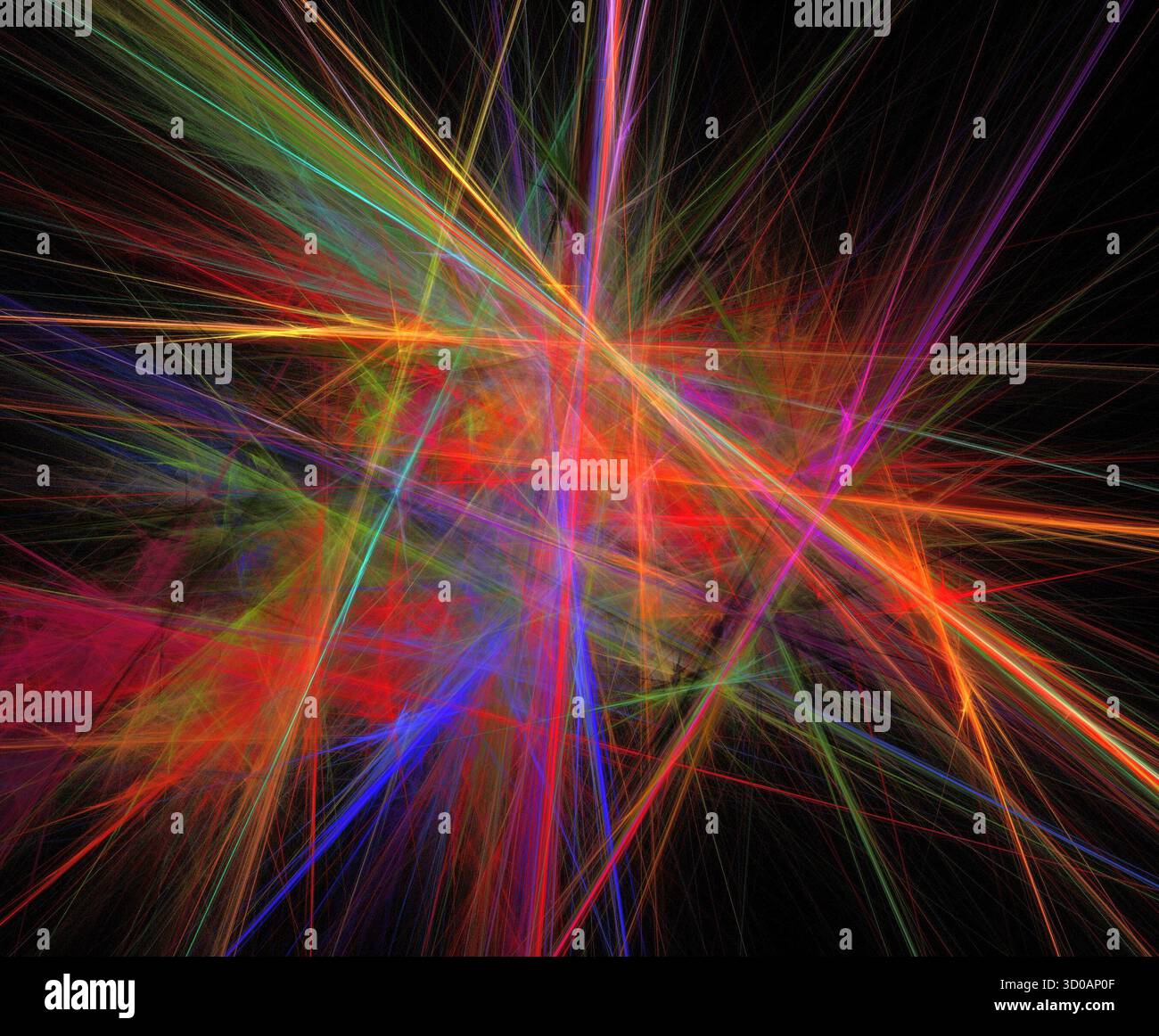 Illustration d'une illustration de la fractale numérique Banque D'Images