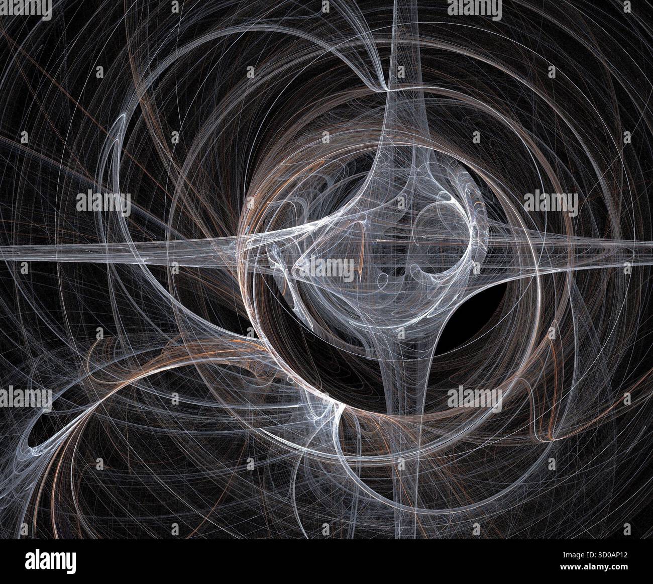 Illustration d'une illustration de la fractale numérique Banque D'Images