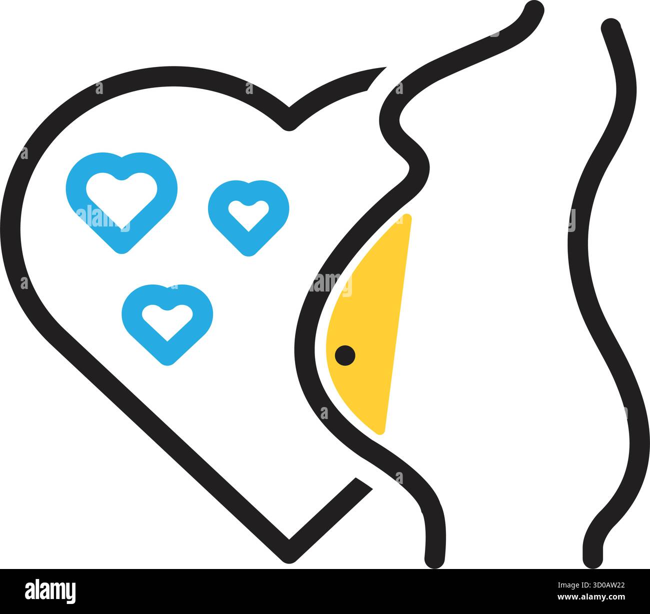 Icône pour enceinte, grossesse Illustration de Vecteur