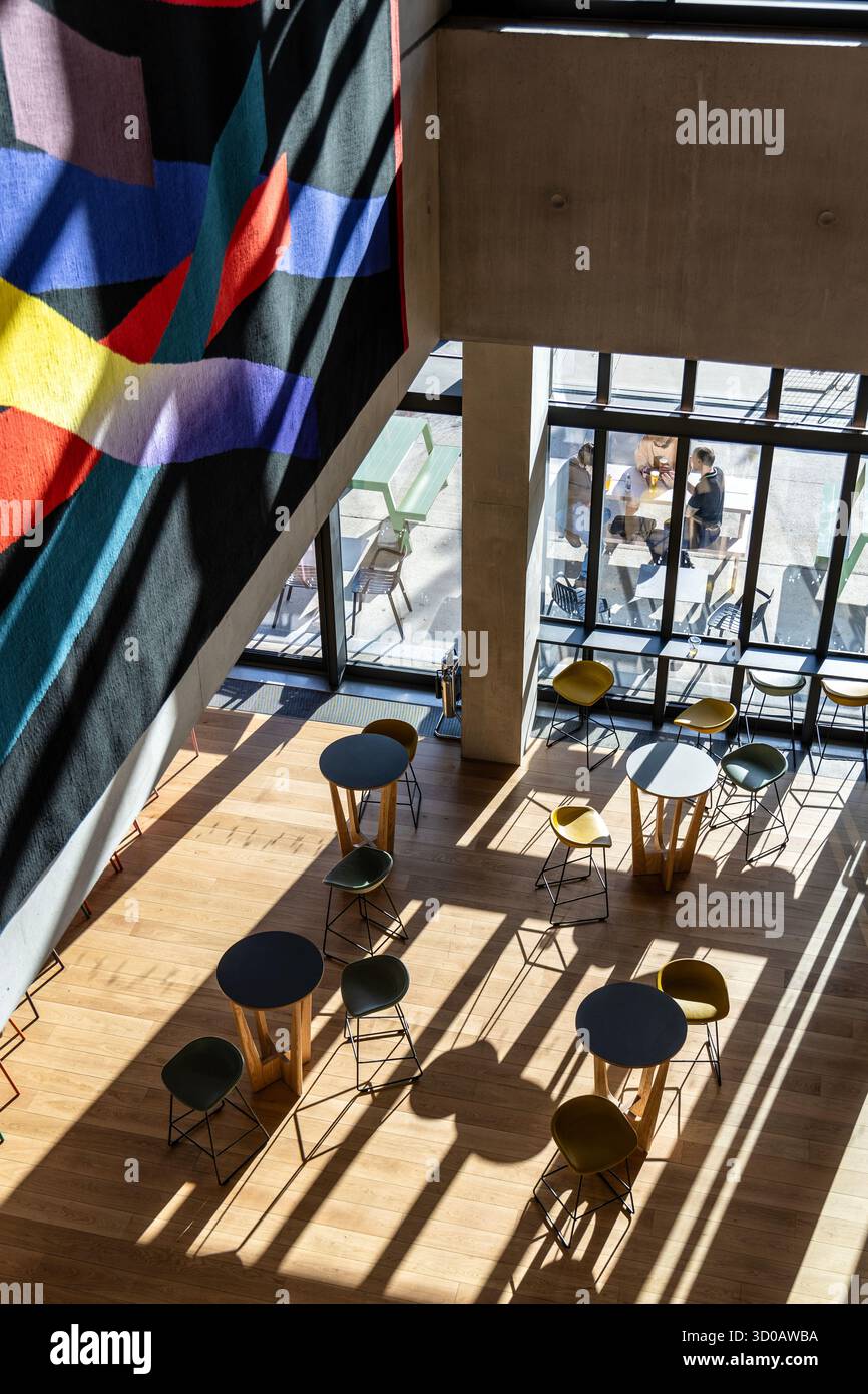 Intérieur du théâtre Sadler's Wells East, Stratford, Londres, Angleterre Banque D'Images