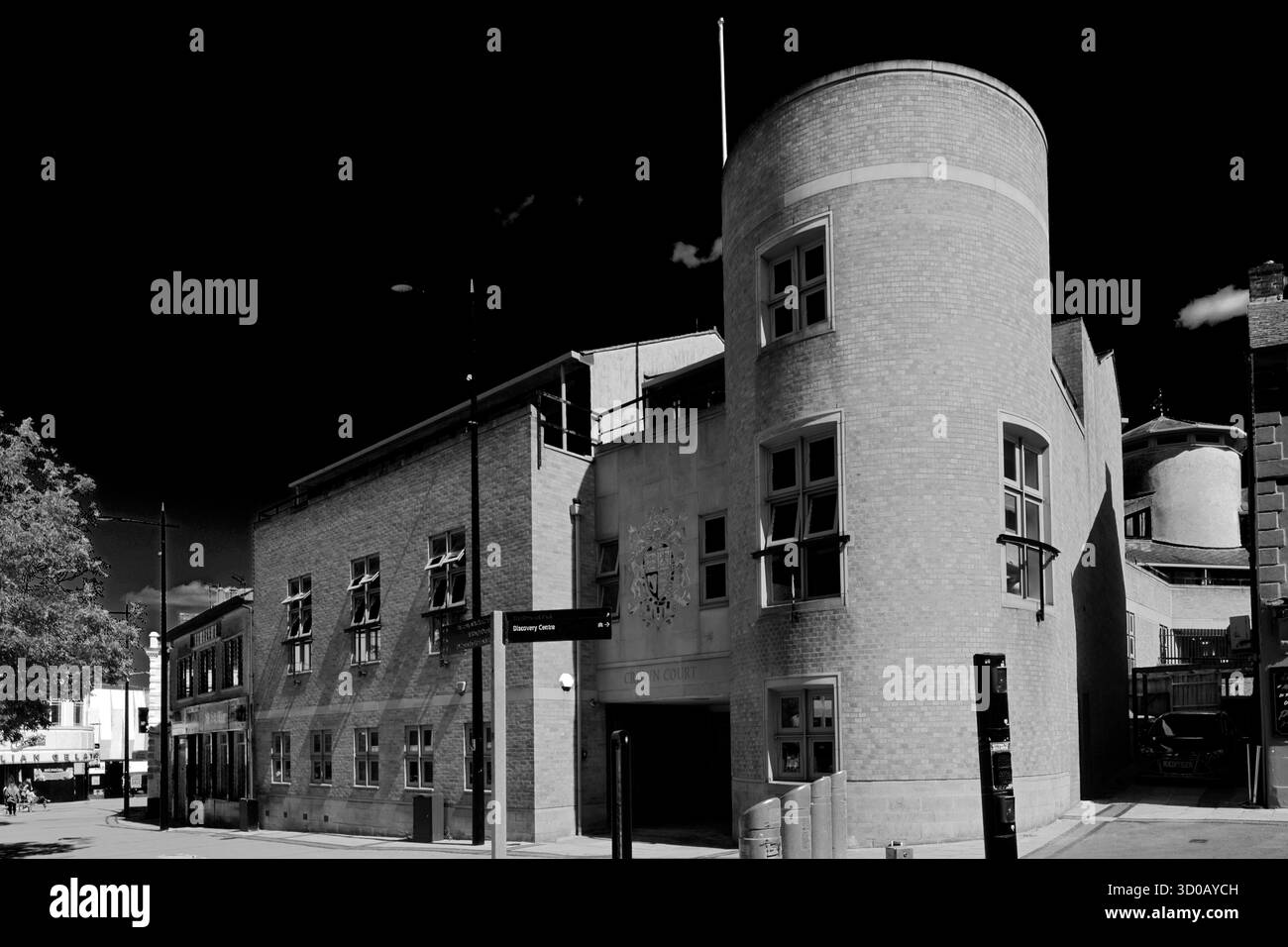 Luton Crown court Building, Luton Town, Bedfordshire, Angleterre, Royaume-Uni Banque D'Images