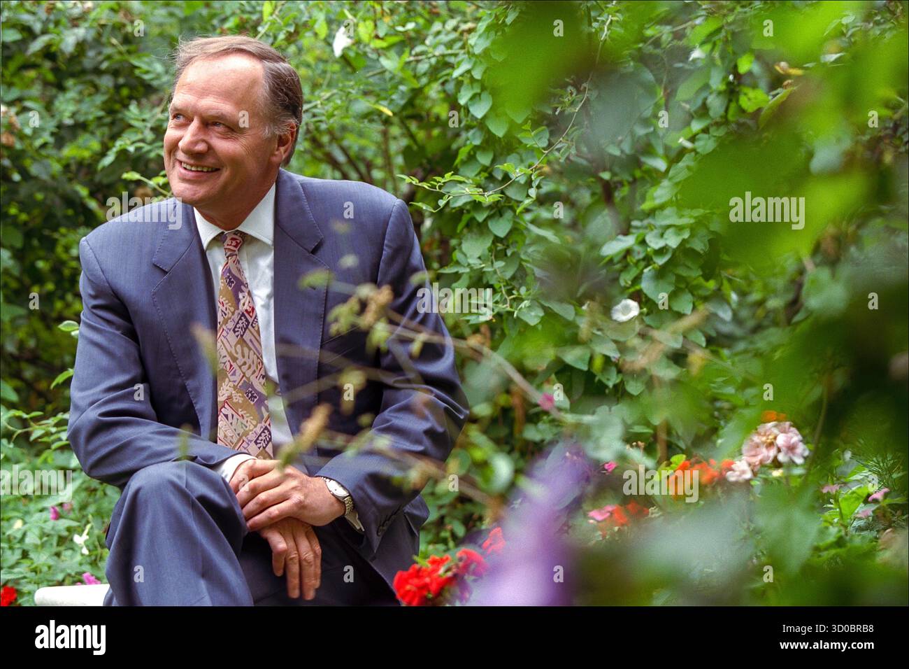George Walden Ministre conservateur de l'enseignement supérieur, député de Buckingham photographié chez lui dans l'ouest de Londres. . Jeudi 5 septembre 1996. Neil Turner Banque D'Images