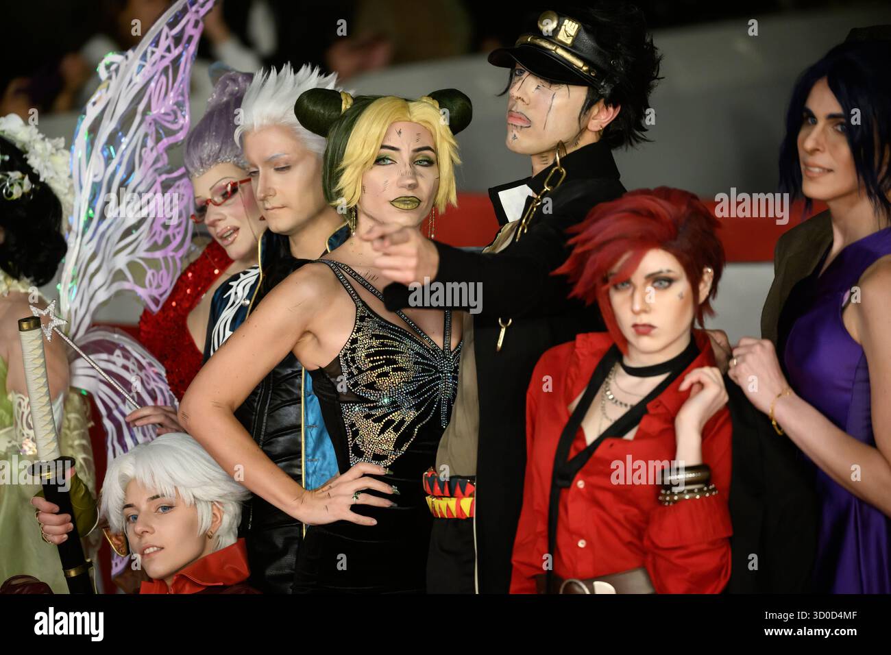 Rome, Italie. 22 octobre 2025. Les cosplayers assistent au tapis rouge 'I Love Lucca comics and Games' lors du 20ème Festival du film de Rome à l'Auditorium Parco della Musica à Rome (Italie), le 22 octobre 2025. Crédit : Insidefoto/Alamy Live News Banque D'Images