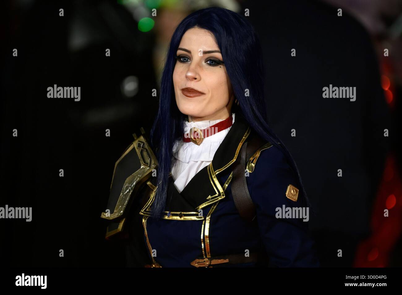 Rome, Italie. 22 octobre 2025. Un cosplayer assiste au tapis rouge "I Love Lucca comics and Games" lors du 20ème Festival du film de Rome à l'Auditorium Parco della Musica à Rome (Italie), le 22 octobre 2025. Crédit : Insidefoto/Alamy Live News Banque D'Images