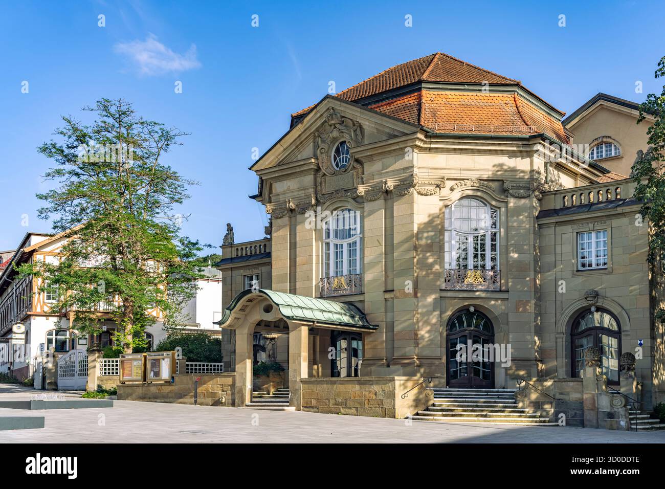 Le Kurtheater Staatsbad Bad Kissingen, basse-Franconie, Bavière, Allemagne Banque D'Images