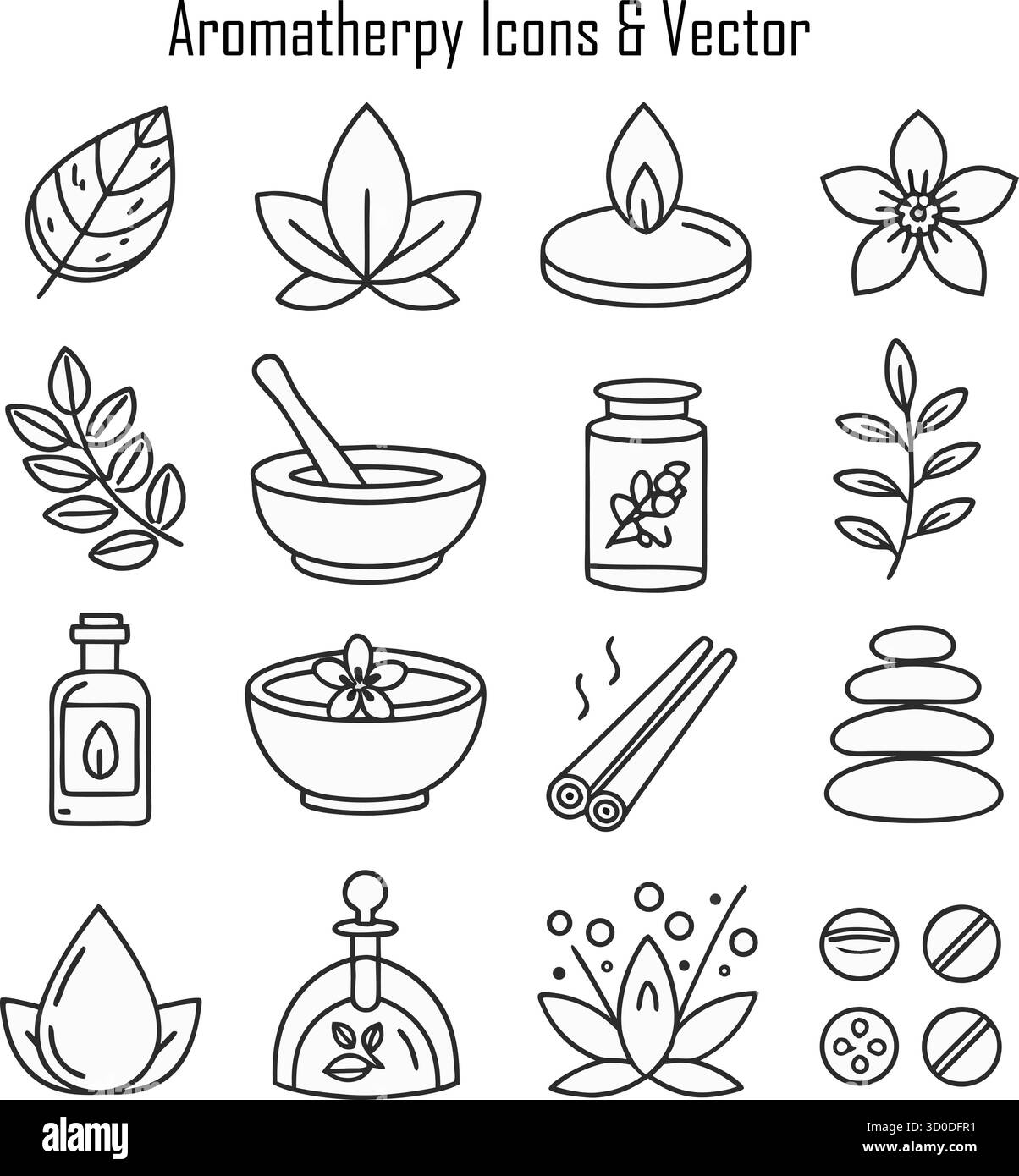 Ensemble d'icônes thérapie et réadaptation des bras – exercice physique, récupération et soins de santé Illustration de Vecteur