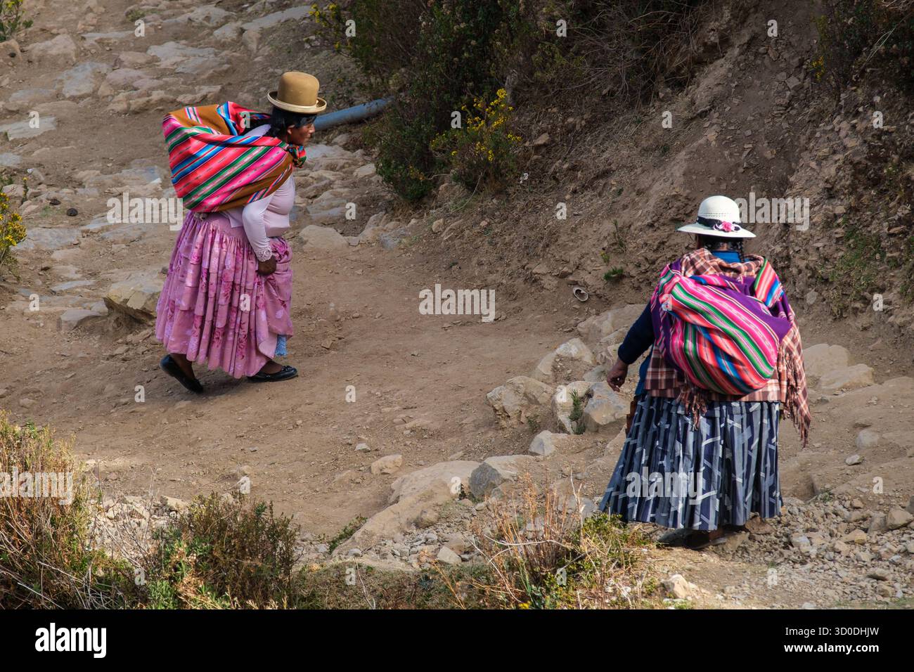 Paysages et populations locales en Bolivie – nature, culture et vie quotidienne dans les Andes Banque D'Images