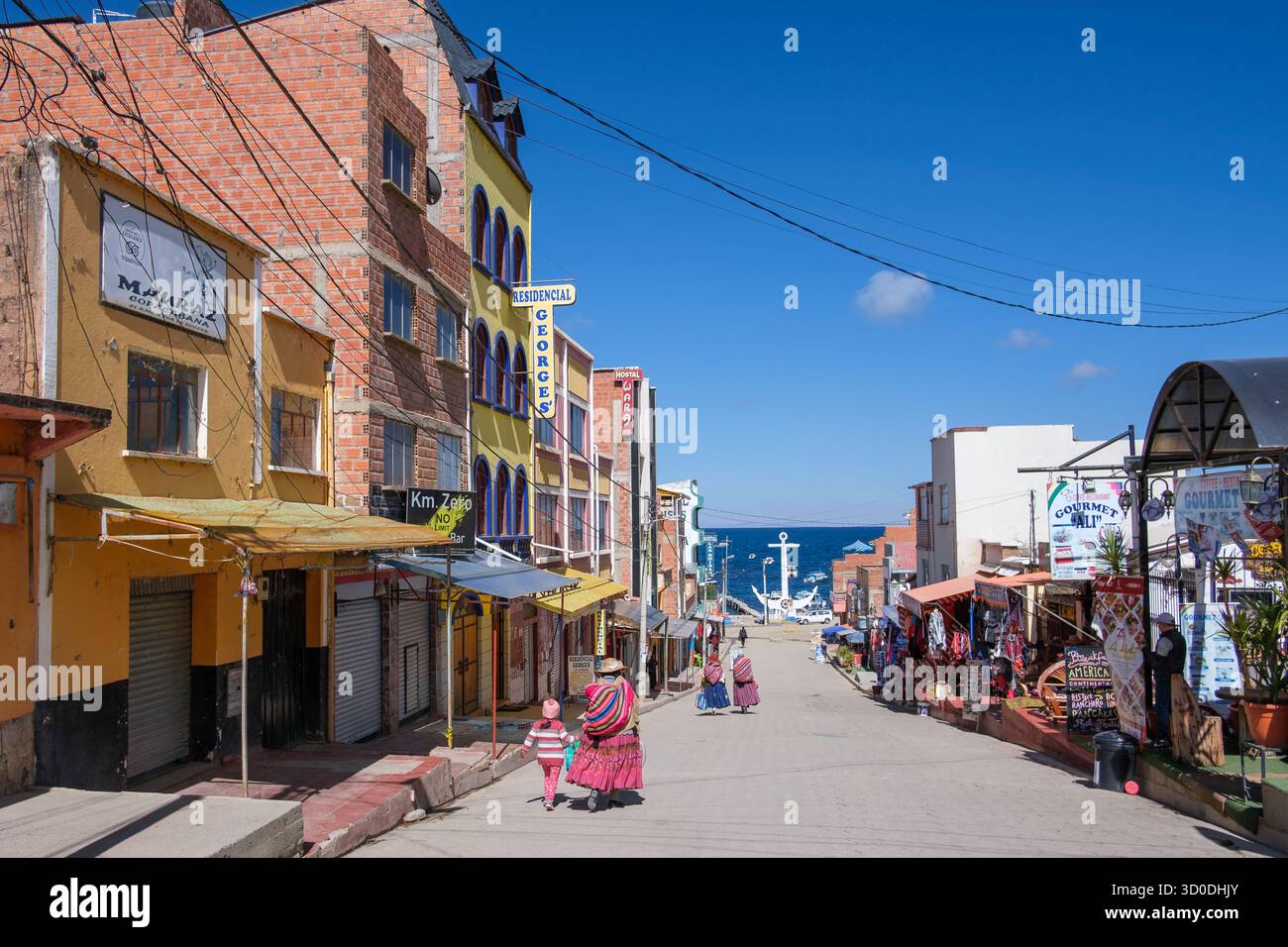 Paysages et populations locales en Bolivie – nature, culture et vie quotidienne dans les Andes Banque D'Images
