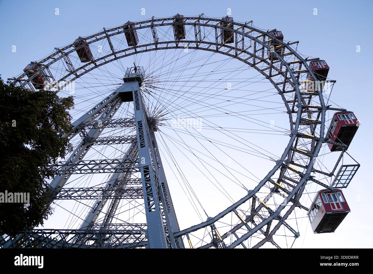 Vienne, Autriche - 31 août 2024 : Grande roue géante Banque D'Images