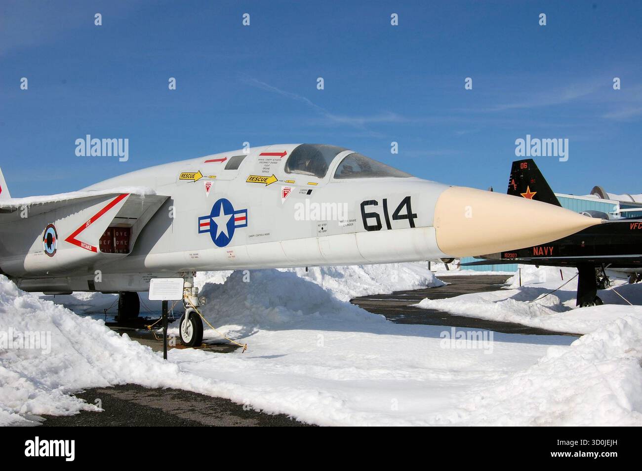 Ancien avion de reconnaissance RA-5C nord-américain RA-5C Vigilante Banque D'Images