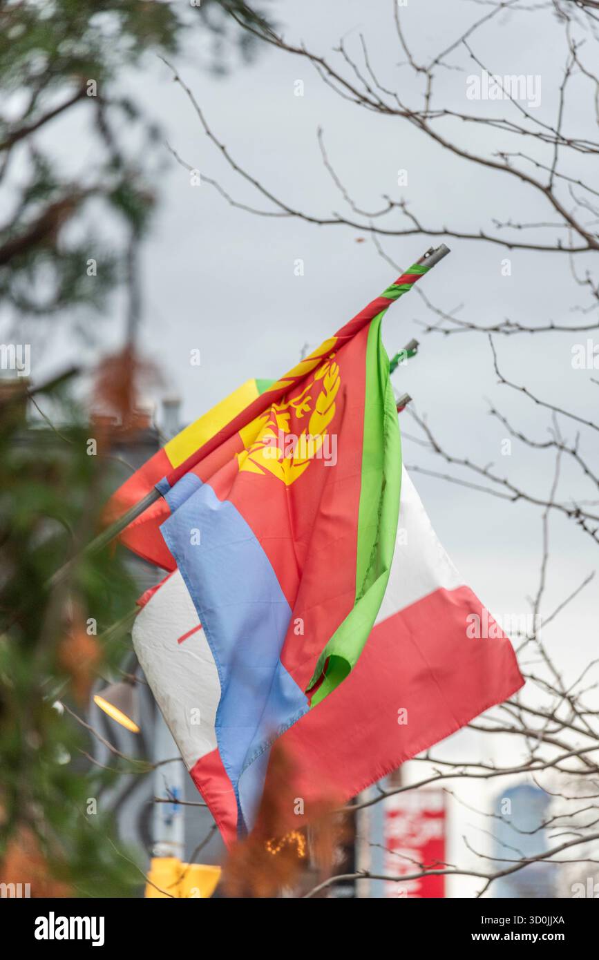 Drapeau de l’Érythrée Banque D'Images