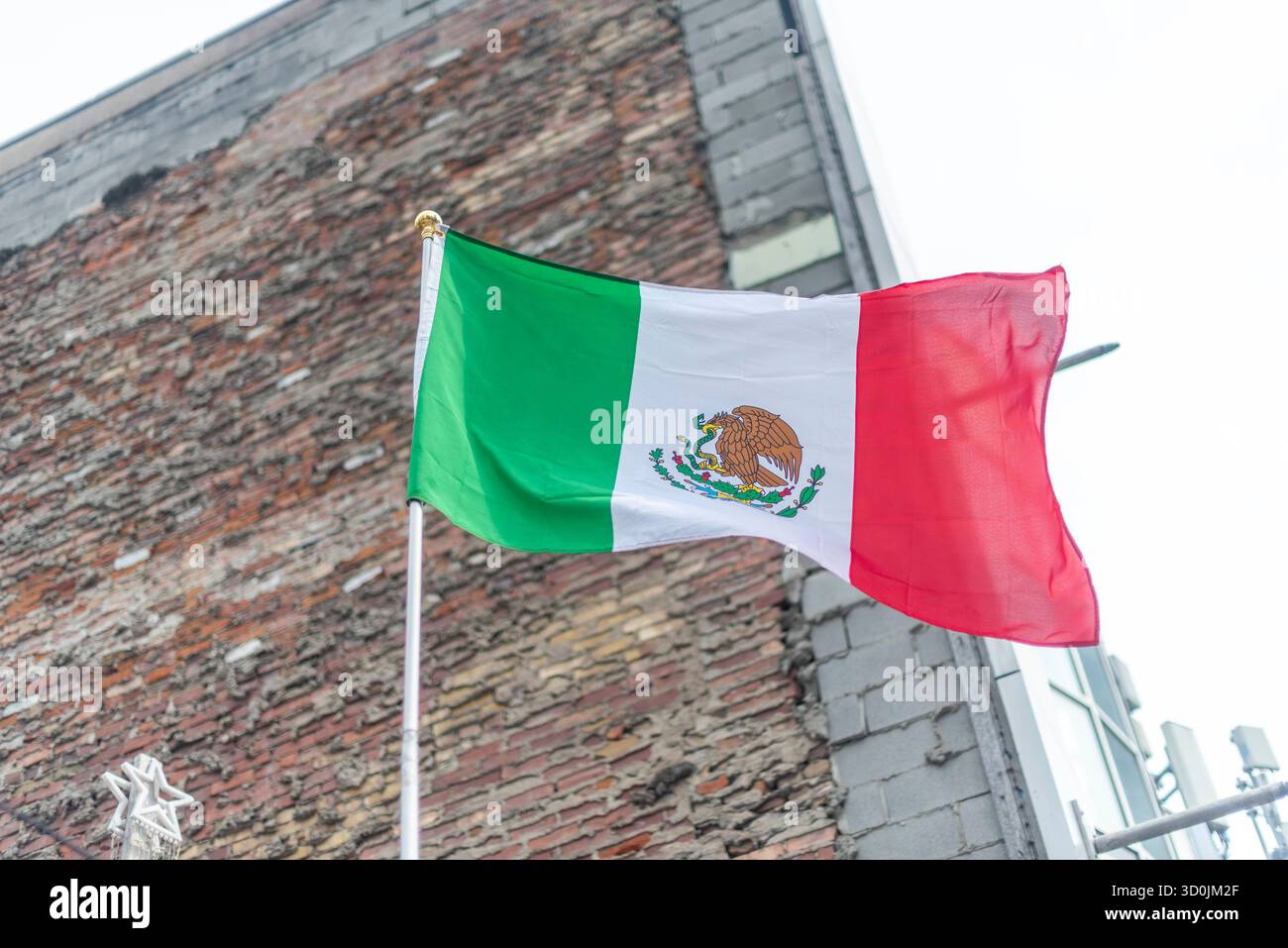 Drapeau mexicain Banque D'Images