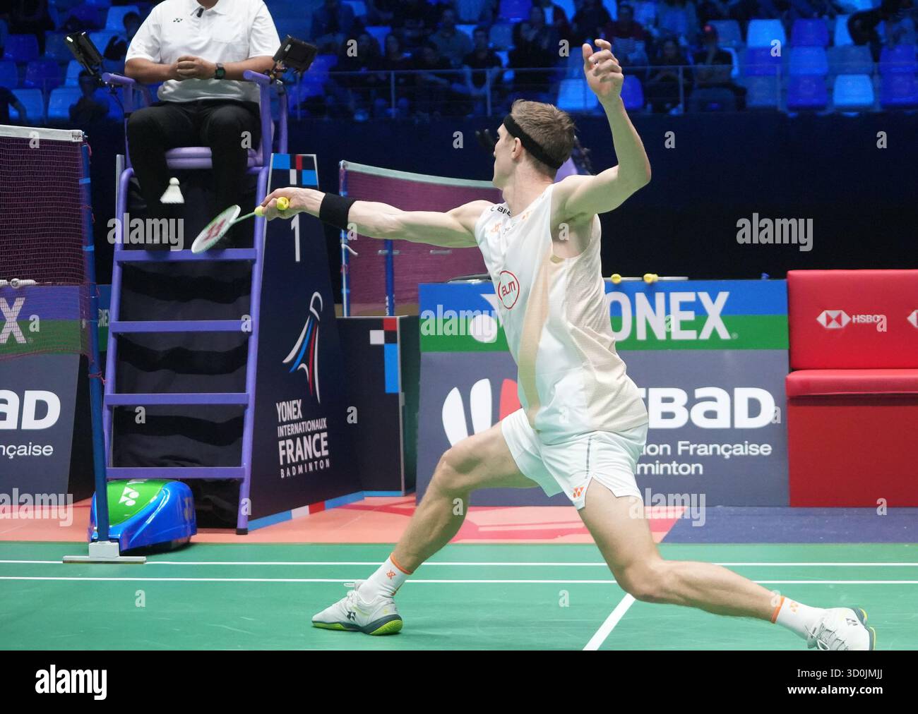 23 octobre 2025, Cesson-SéVignÃ, Bretagne, France : Viktor Axelsen du Danemark lors du Yonex French Open 2025, internationaux de France de Badminton, HSBC BWF World Tour Super 750 le 23 octobre 2025 au Glaz Arena de Cesson-Sévigné près de Rennes, France - photo Laurent Lairys (crédit image : © Laurent Lairys/ZUMA Press Wire) USAGE ÉDITORIAL SEULEMENT ! Non destiné à UN USAGE commercial ! Banque D'Images 23 octobre 2025, Cesson-SéVignÃ, Bretagne, France : Viktor Axelsen du Danemark lors du Yonex French Open 2025, internationaux de France de Badminton, HSBC BWF World Tour Super 750 le 23 octobre 2025 au Glaz Arena de Cesson-Sévigné près de Rennes, France - photo Laurent Lairys (crédit image : © Laurent Lairys/ZUMA Press Wire) USAGE ÉDITORIAL SEULEMENT ! Non destiné à UN USAGE commercial ! Banque D'Images