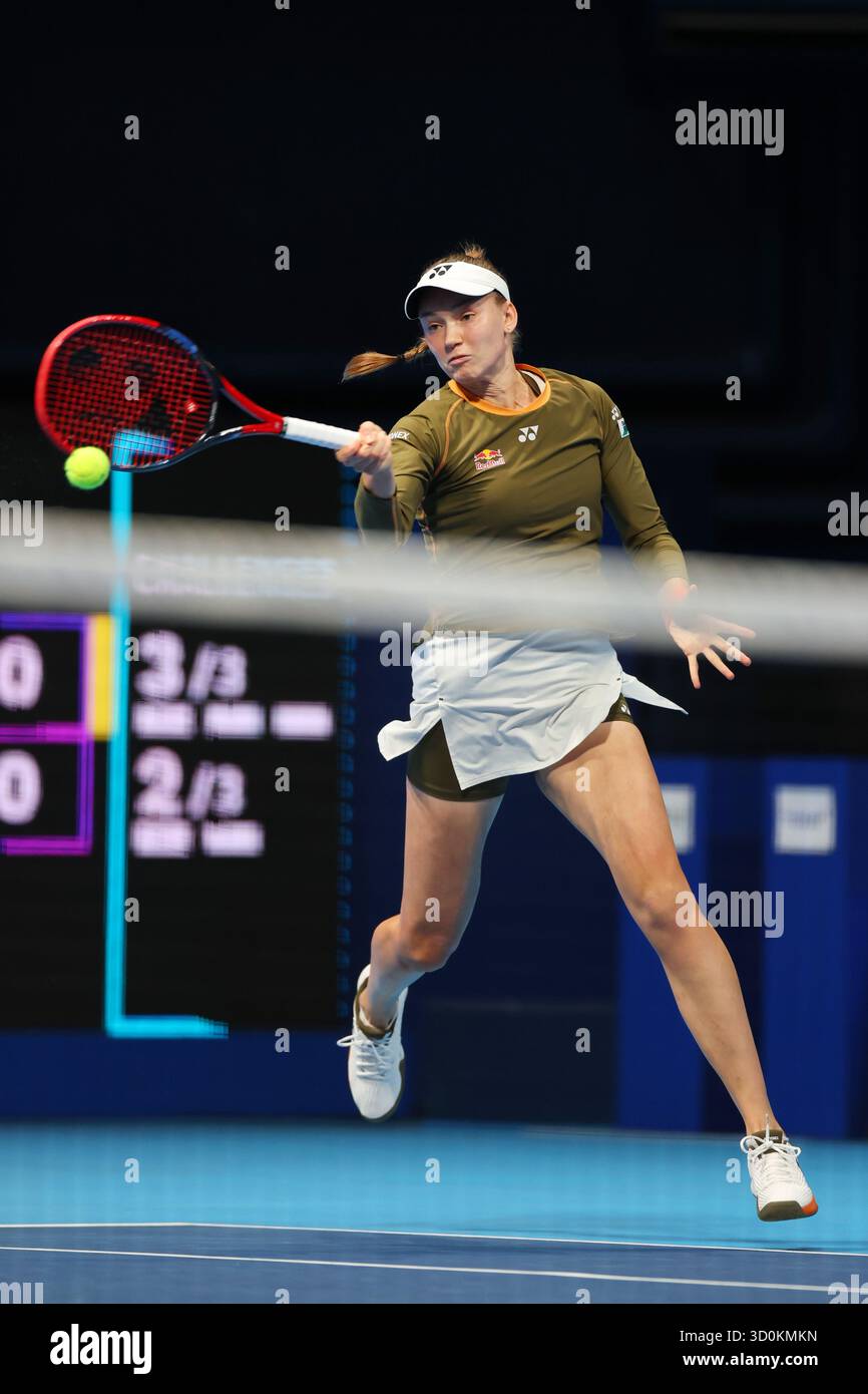 Ariake Coliseum, Tokyo, Japon. 24 octobre 2025. Elena Rybakina (KAZ), 24 OCTOBRE 2025 - Tennis : TORAY PAN PACIFIC OPEN TENNIS 2025 Quarter final match au Ariake Coliseum, Tokyo, Japon. Crédit : Naoki Morita/AFLO SPORT/Alamy Live News Banque D'Images