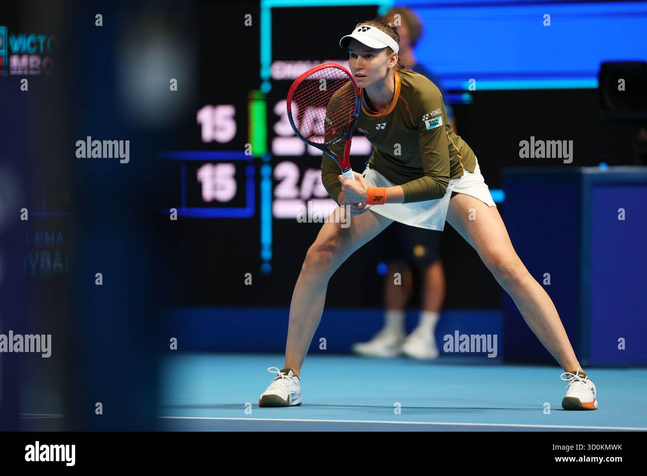 Ariake Coliseum, Tokyo, Japon. 24 octobre 2025. Elena Rybakina (KAZ), 24 OCTOBRE 2025 - Tennis : TORAY PAN PACIFIC OPEN TENNIS 2025 Quarter final match au Ariake Coliseum, Tokyo, Japon. Crédit : Naoki Morita/AFLO SPORT/Alamy Live News Banque D'Images