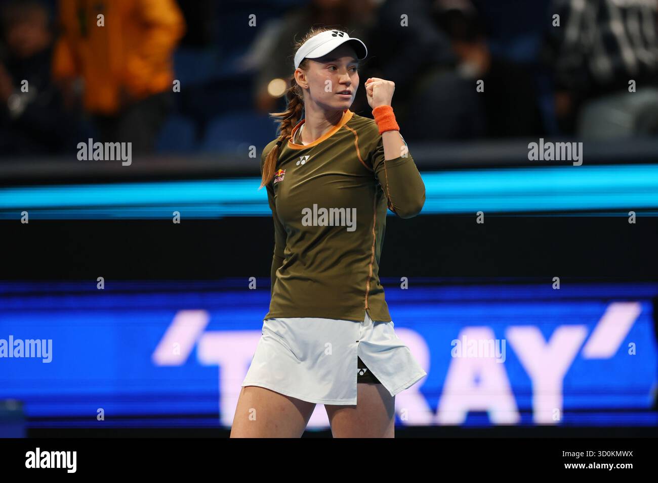 Ariake Coliseum, Tokyo, Japon. 24 octobre 2025. Elena Rybakina (KAZ), 24 OCTOBRE 2025 - Tennis : TORAY PAN PACIFIC OPEN TENNIS 2025 Quarter final match au Ariake Coliseum, Tokyo, Japon. Crédit : Naoki Morita/AFLO SPORT/Alamy Live News Banque D'Images
