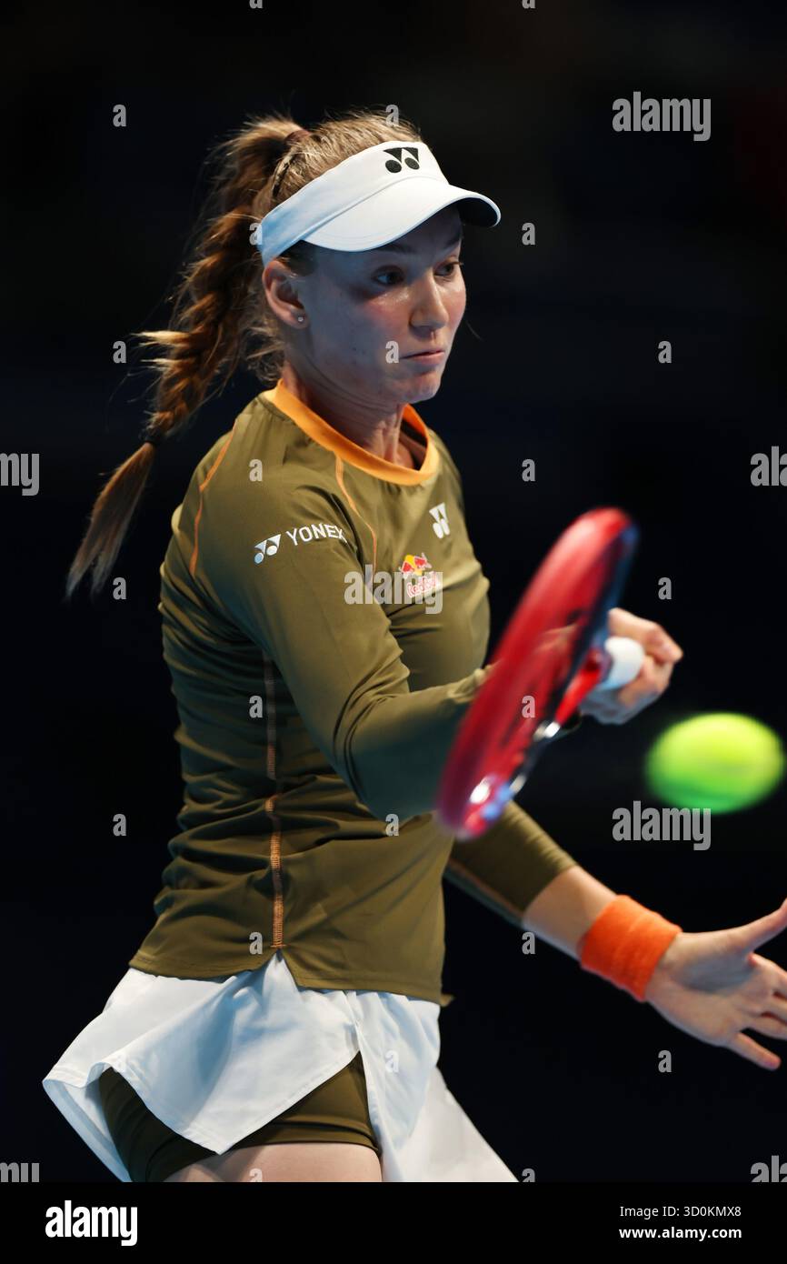 Ariake Coliseum, Tokyo, Japon. 24 octobre 2025. Elena Rybakina (KAZ), 24 OCTOBRE 2025 - Tennis : TORAY PAN PACIFIC OPEN TENNIS 2025 Quarter final match au Ariake Coliseum, Tokyo, Japon. Crédit : Naoki Morita/AFLO SPORT/Alamy Live News Banque D'Images