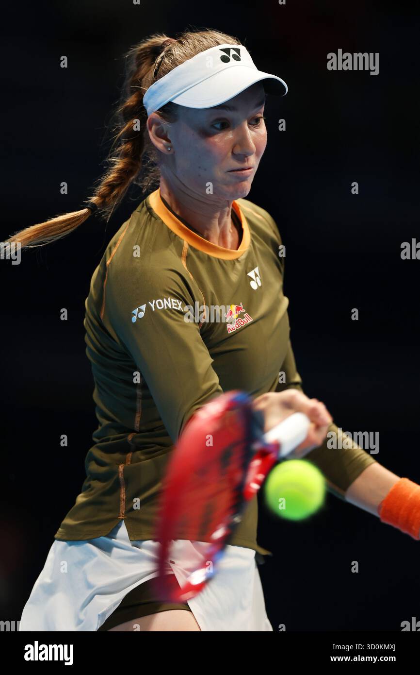 Ariake Coliseum, Tokyo, Japon. 24 octobre 2025. Elena Rybakina (KAZ), 24 OCTOBRE 2025 - Tennis : TORAY PAN PACIFIC OPEN TENNIS 2025 Quarter final match au Ariake Coliseum, Tokyo, Japon. Crédit : Naoki Morita/AFLO SPORT/Alamy Live News Banque D'Images