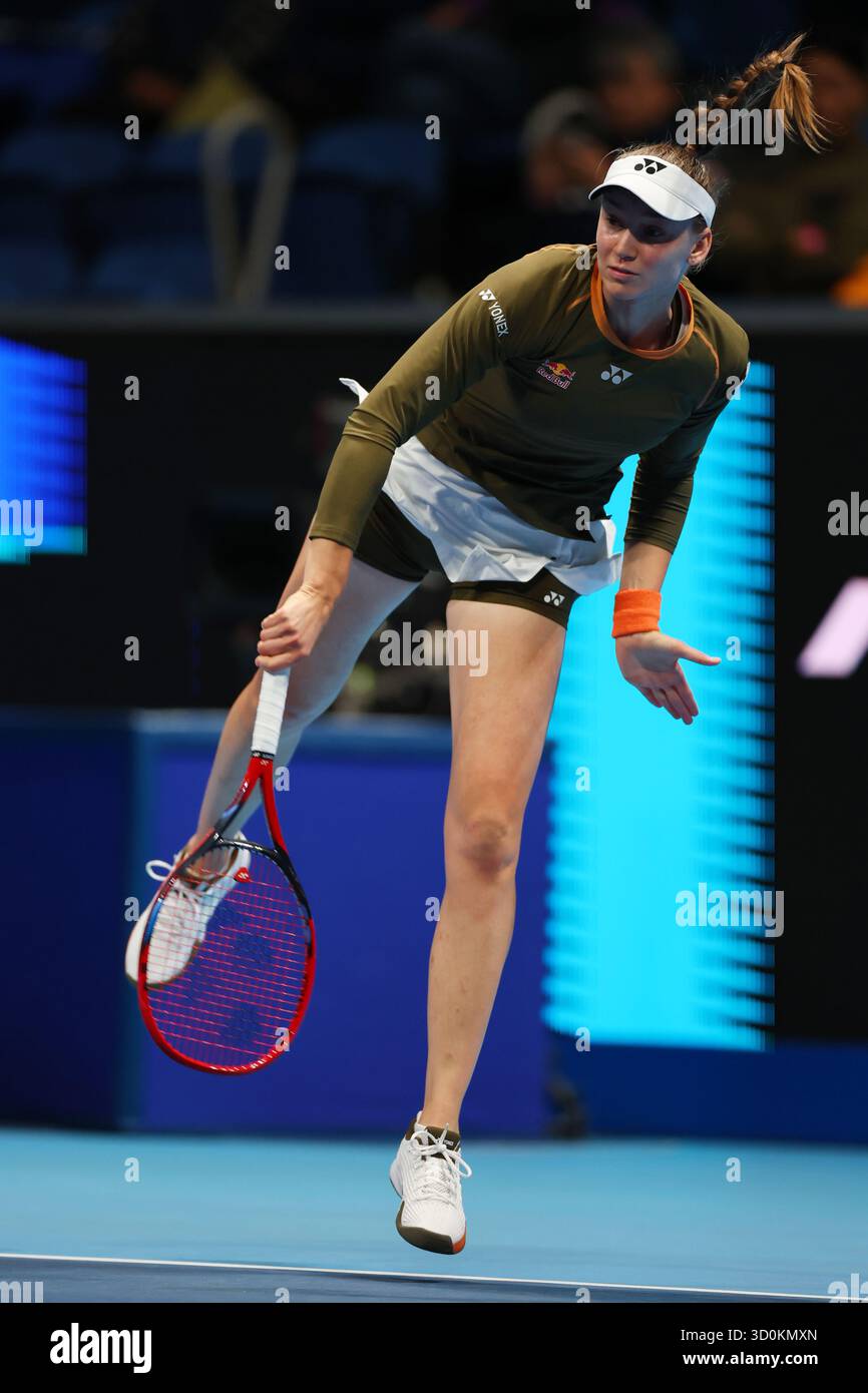 Ariake Coliseum, Tokyo, Japon. 24 octobre 2025. Elena Rybakina (KAZ), 24 OCTOBRE 2025 - Tennis : TORAY PAN PACIFIC OPEN TENNIS 2025 Quarter final match au Ariake Coliseum, Tokyo, Japon. Crédit : Naoki Morita/AFLO SPORT/Alamy Live News Banque D'Images