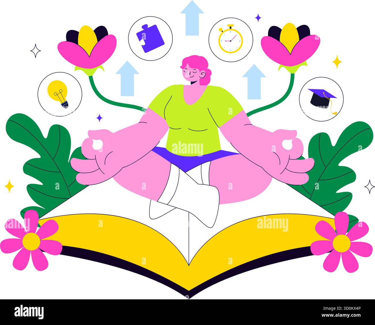 Illustration vectorielle de croissance personnelle mettant en vedette le développement par des habitudes positives, l'apprentissage tout au long de la vie, l'adaptabilité et la persévérance pour réussir dans une carrière Illustration de Vecteur Illustration vectorielle de croissance personnelle mettant en vedette le développement par des habitudes positives, l'apprentissage tout au long de la vie, l'adaptabilité et la persévérance pour réussir dans une carrière Illustration de Vecteur